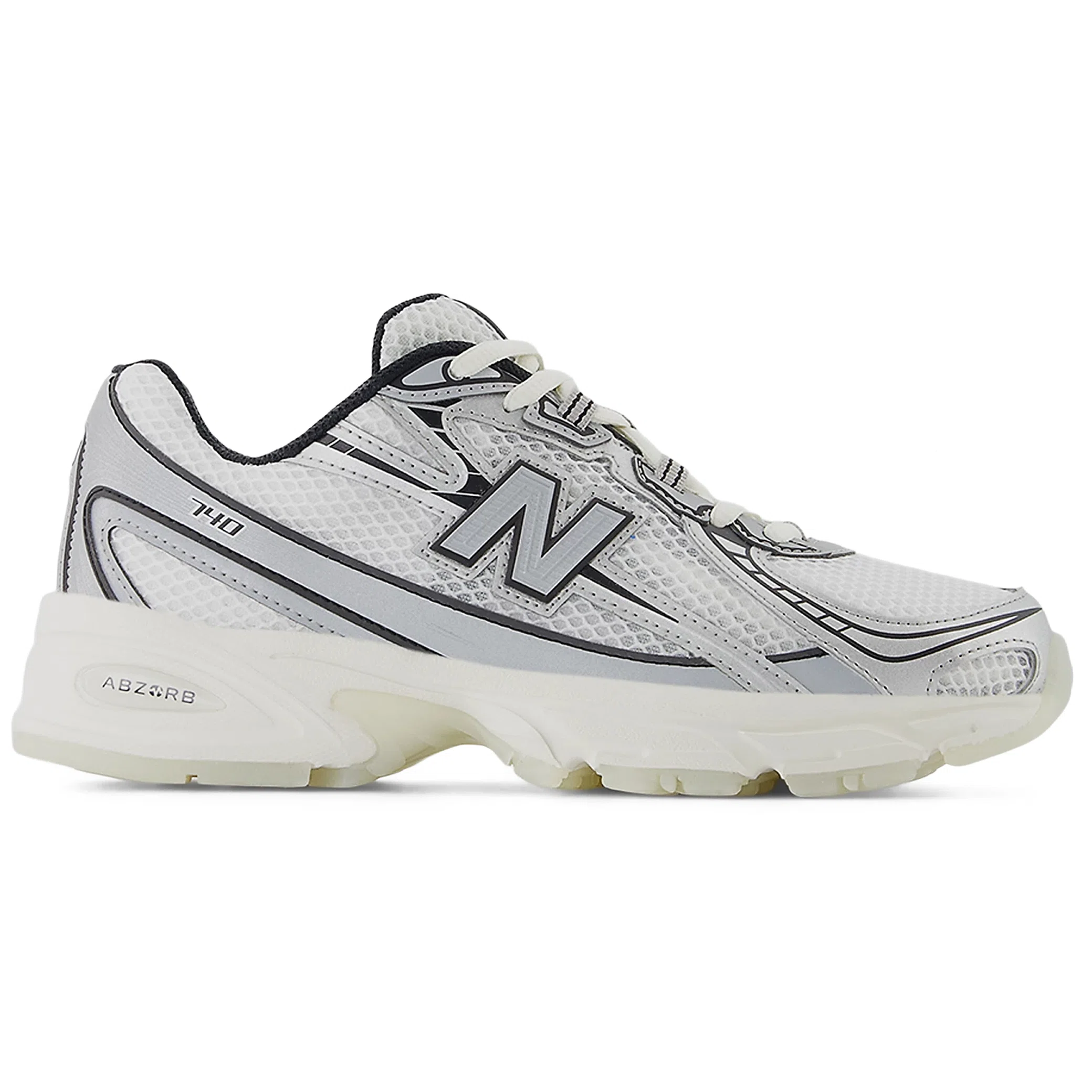 Кроссовки New Balance 740 "Silver Metallic White" | Farsel