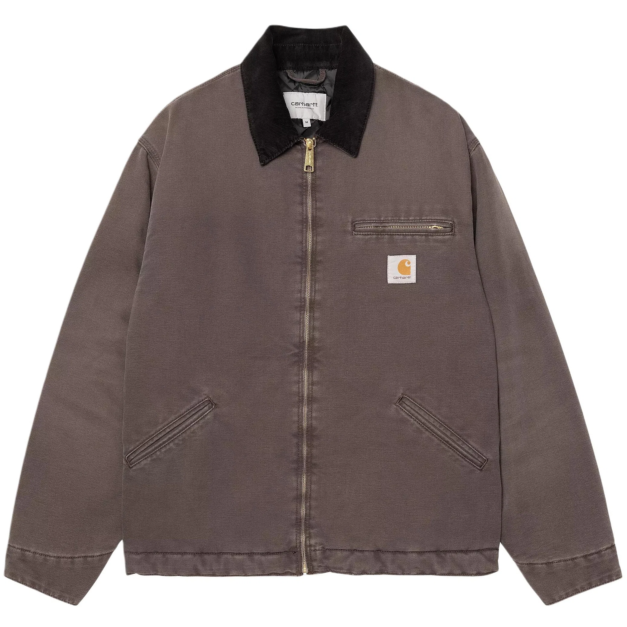 Куртки Carhartt OG Detroit Jacket "Tobacco / Black Stone Canvas" | Farsel