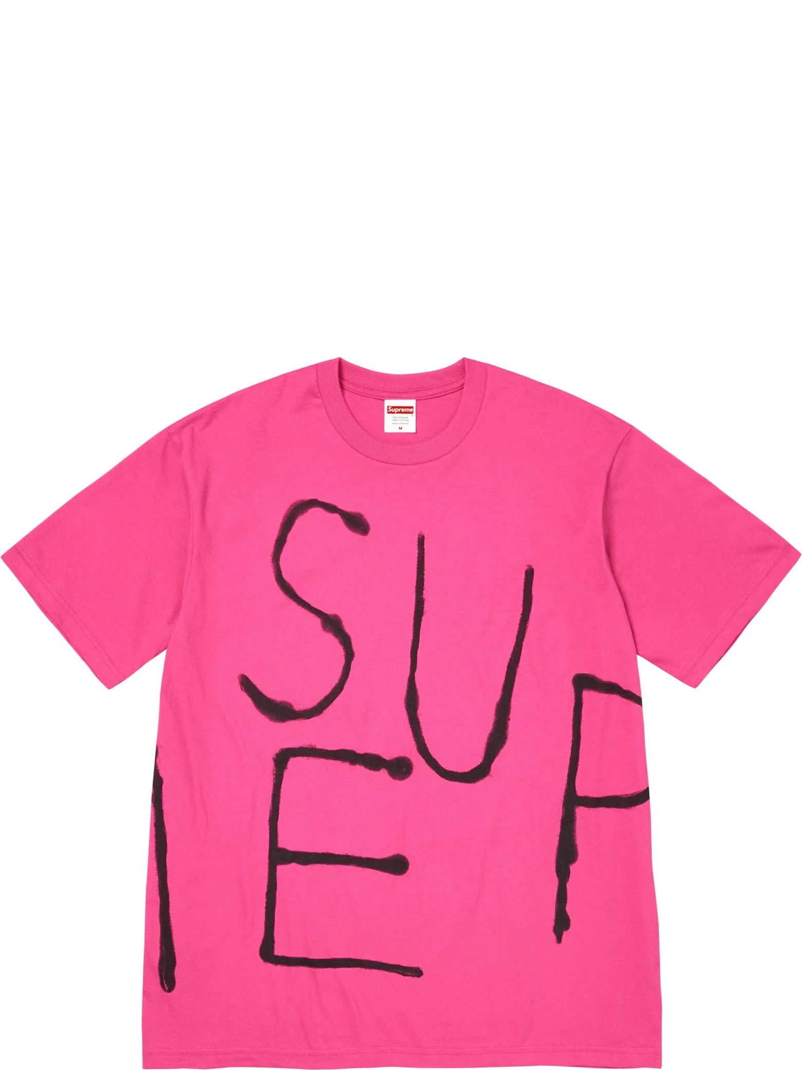 Футболки Supreme SS25 Painted Tee "Fuchsia" | Farsel