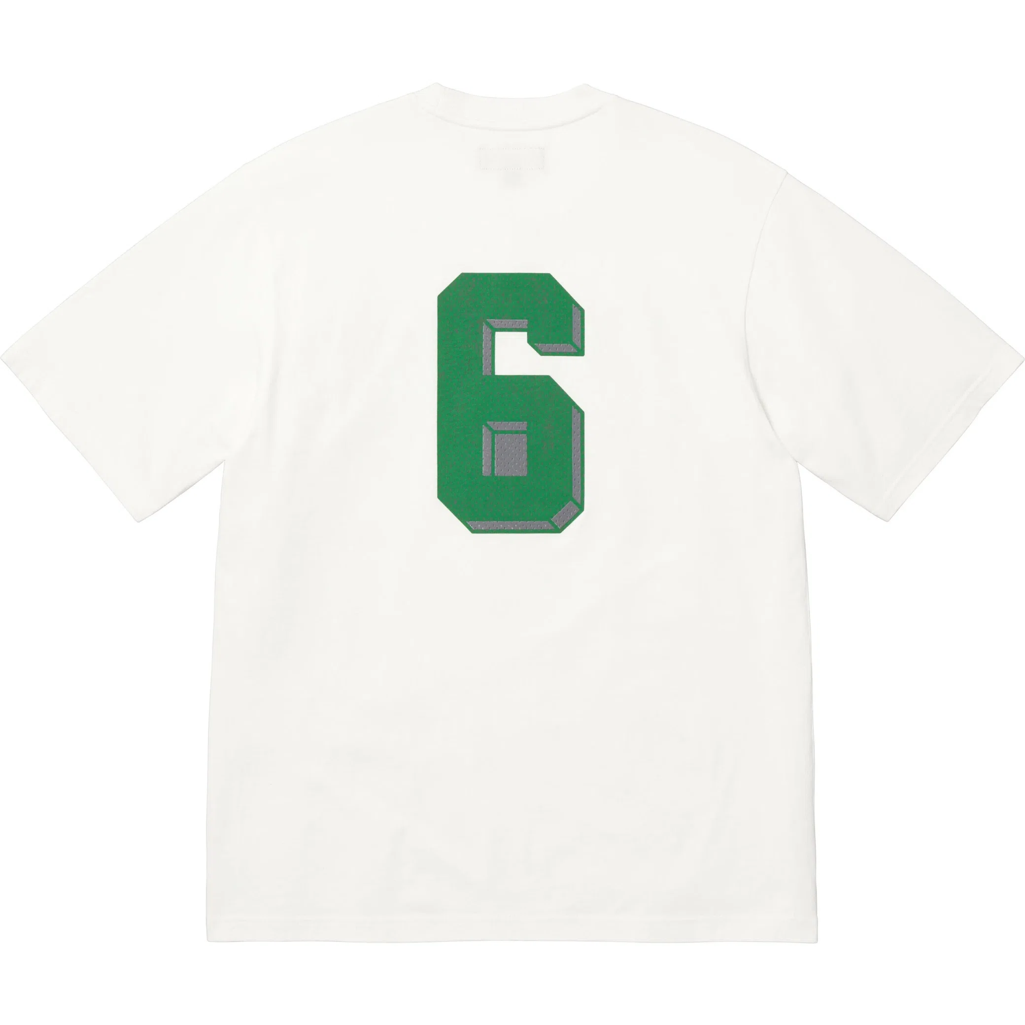  Supreme SS25 Flocked Washed S/S Top "White" | Farsel