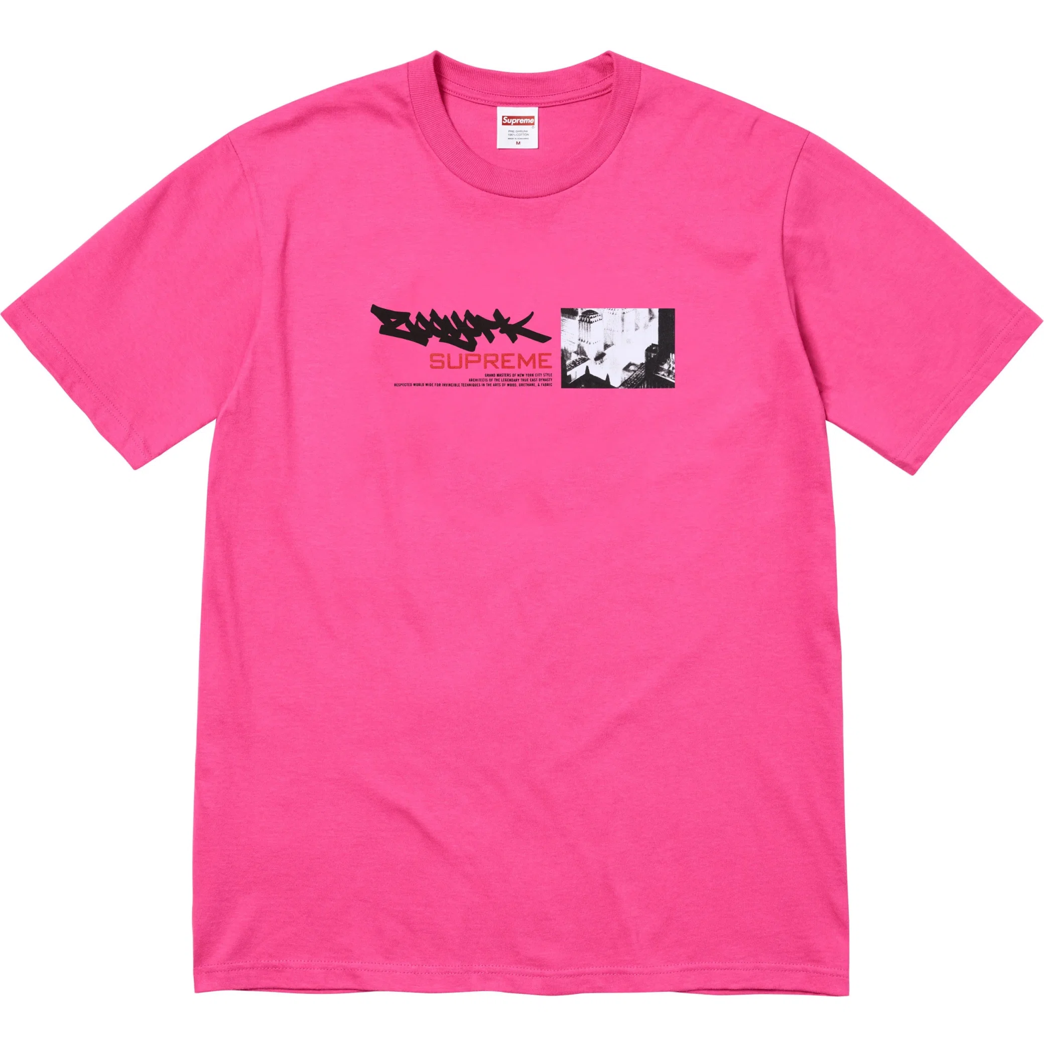  Supreme SS25 Zoo York Dynasty Tee "Fuchsia" | Farsel