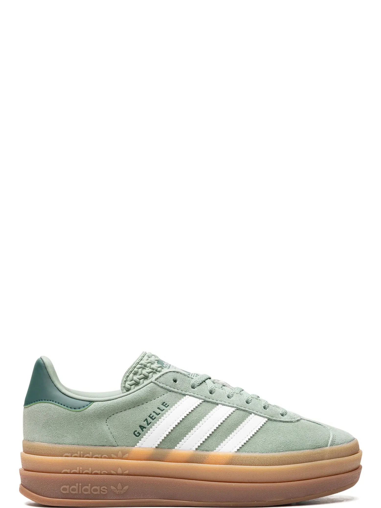 Кроссовки Adidas Gazelle Bold WMNS "Silver Green Gum" | Farsel