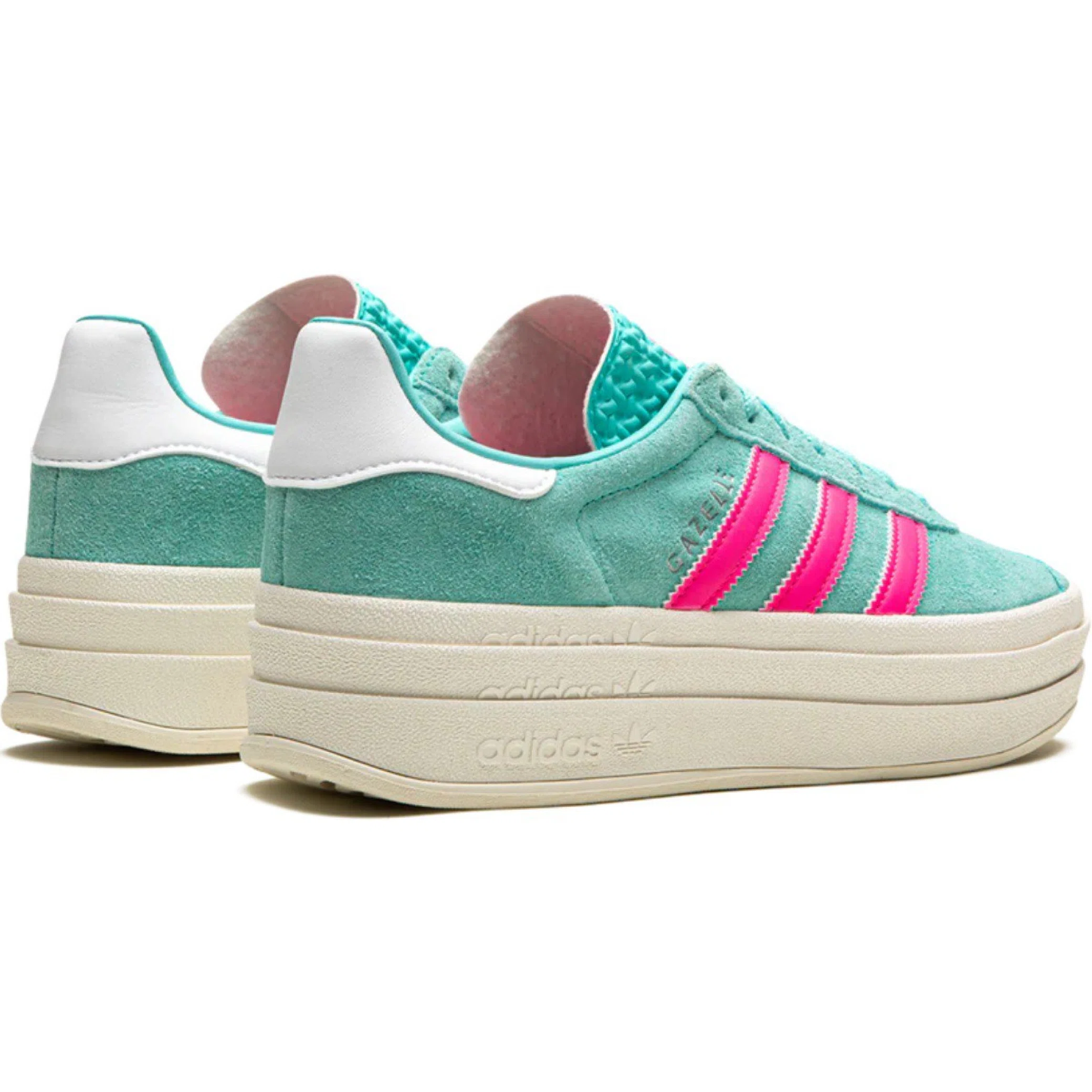  Adidas Gazelle Bold WMNS "Flash Aqua / Lucid Pink" | Farsel