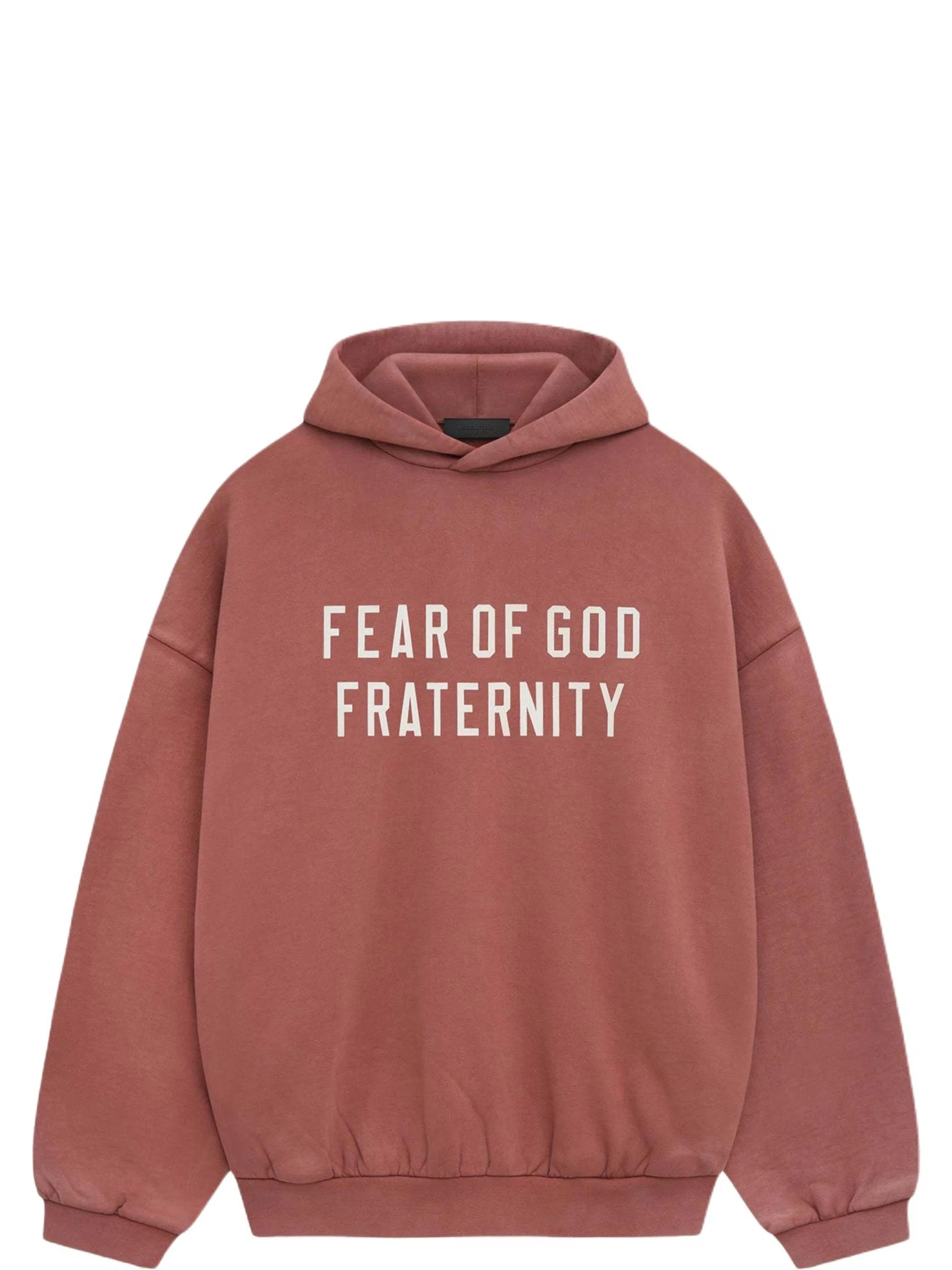 Худи Fear of God FW24 Essentials Heavy Fleece Hoodie "Crimson" | Farsel