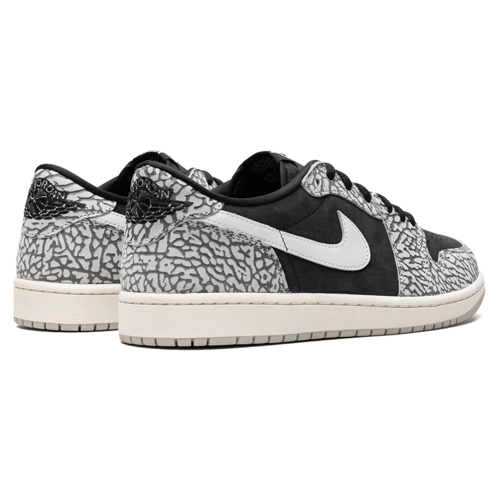 Кроссовки Nike Air Jordan 1 Retro Low OG "Black Cement" | Farsel