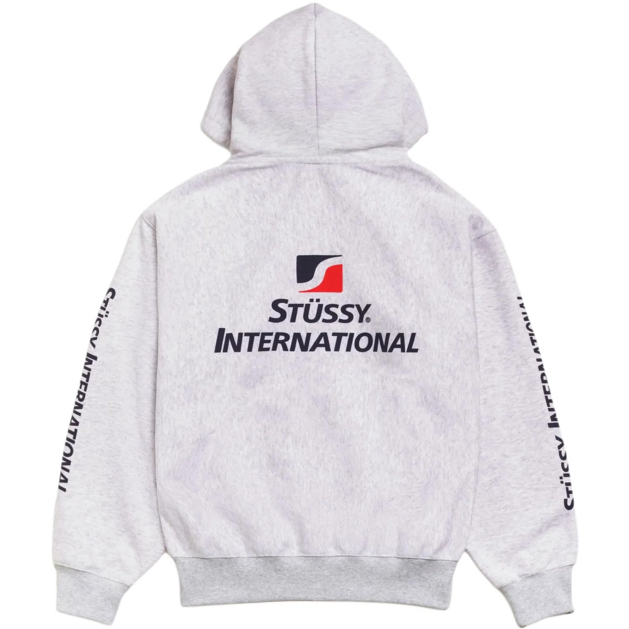 Худи Stussy International Zip Hoodie "Ash Heather" | Farsel