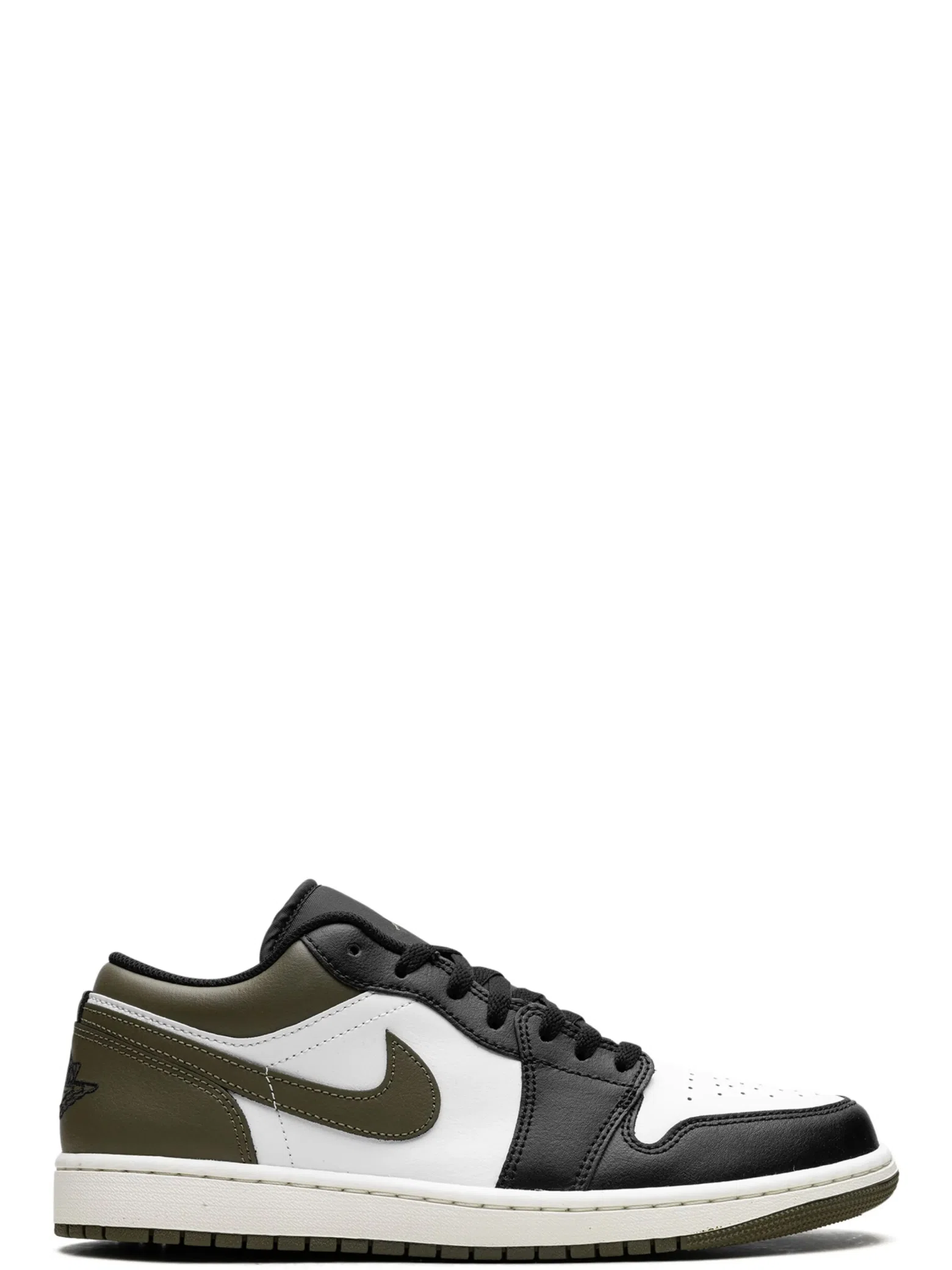 Кроссовки Nike Air Jordan 1 Low "Black Toe - Medium Olive" | Farsel