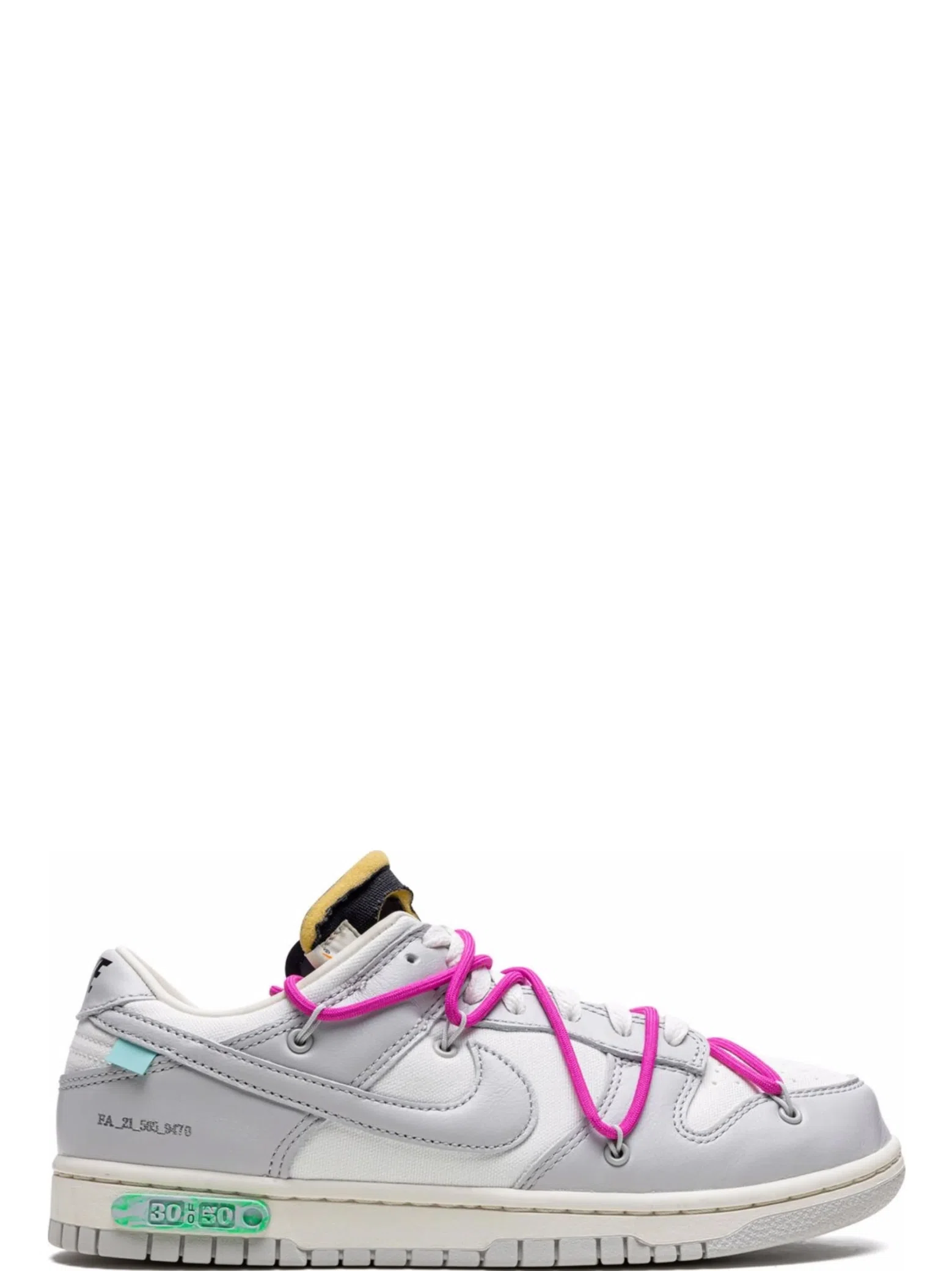 Кроссовки Nike Dunk Low "Off-White - Lot 30" | Farsel