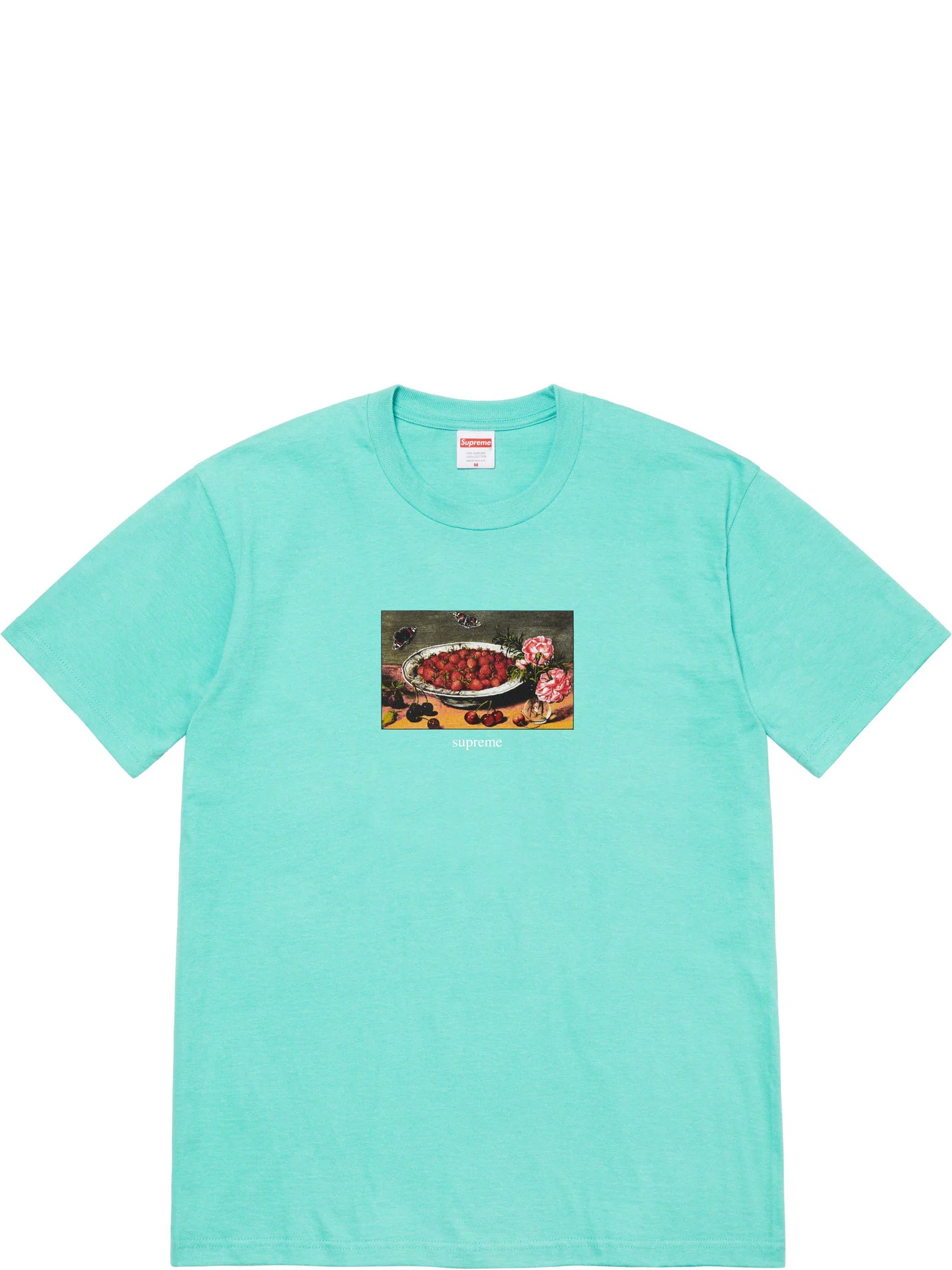 Футболки Supreme SS23 Strawberries Tee "Teal" | Farsel