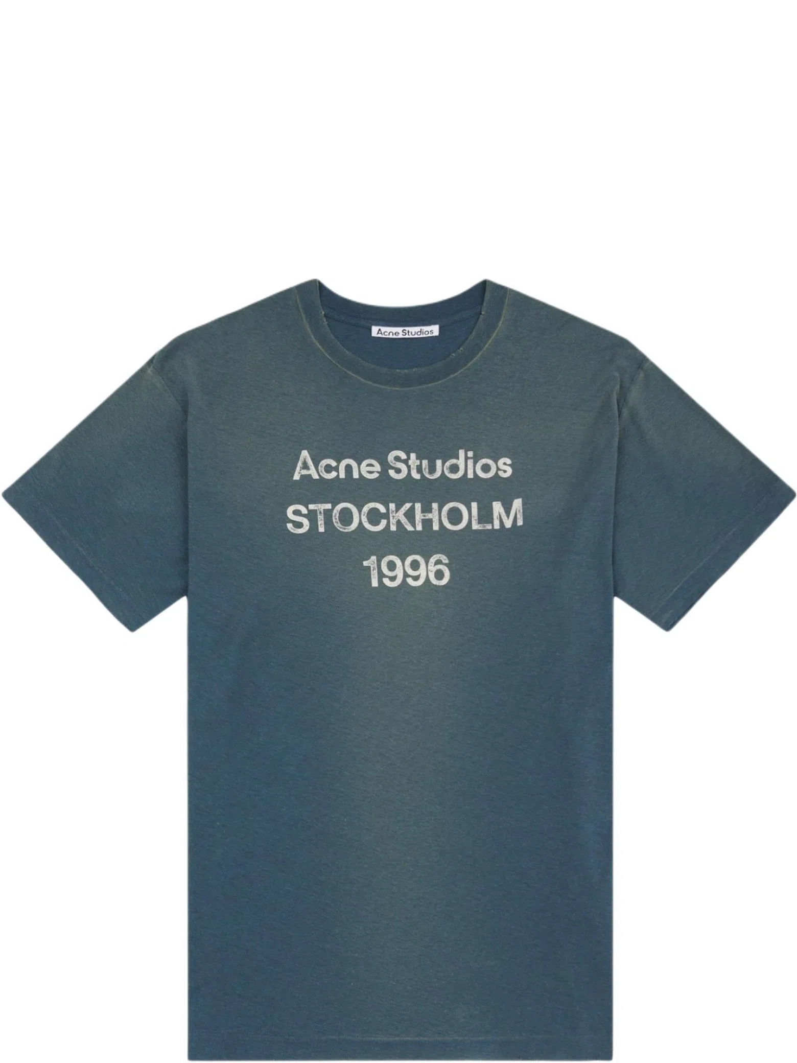 Футболки Acne Studios T-Shirt Logo 1996 "Deep Blue" | Farsel