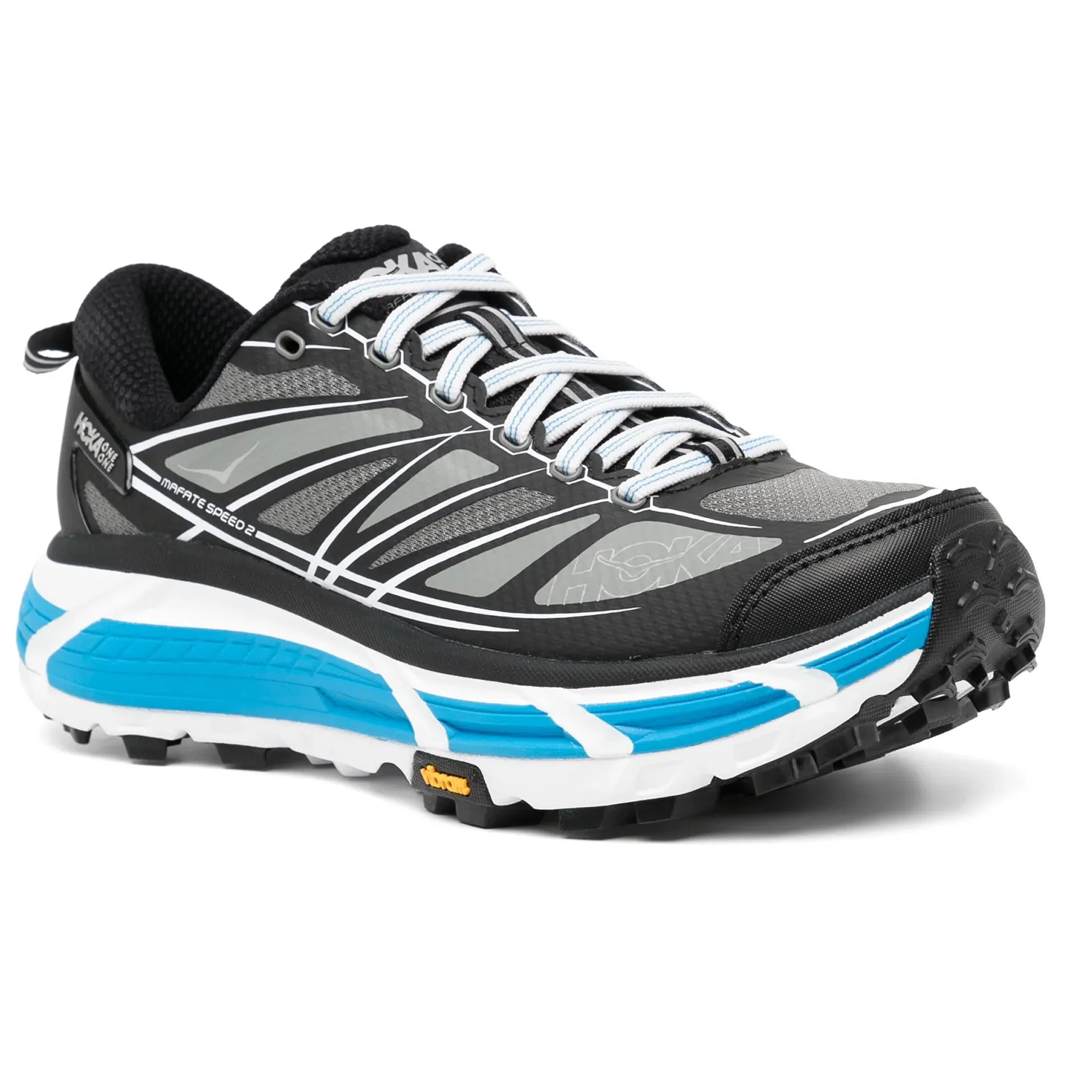 Кроссовки HOKA Mafate Speed 2 "Black White Blue" | Farsel