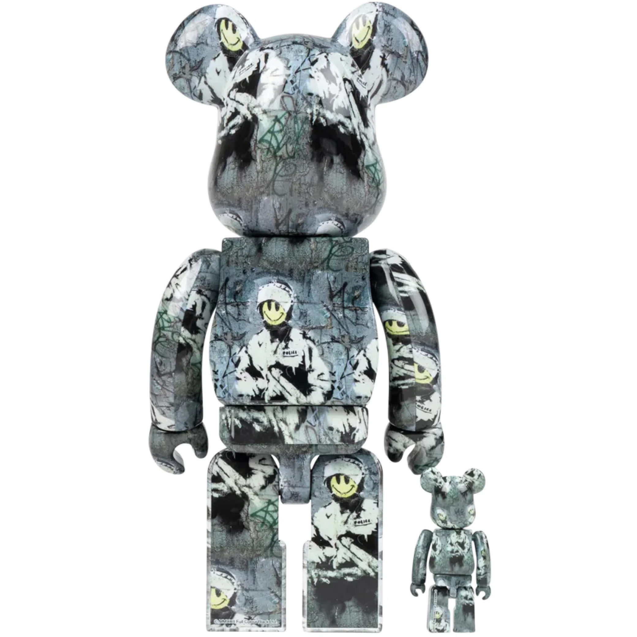 Игрушки Medicom Toy Bearbrick Riot Cop "100% AND 400%" | Farsel