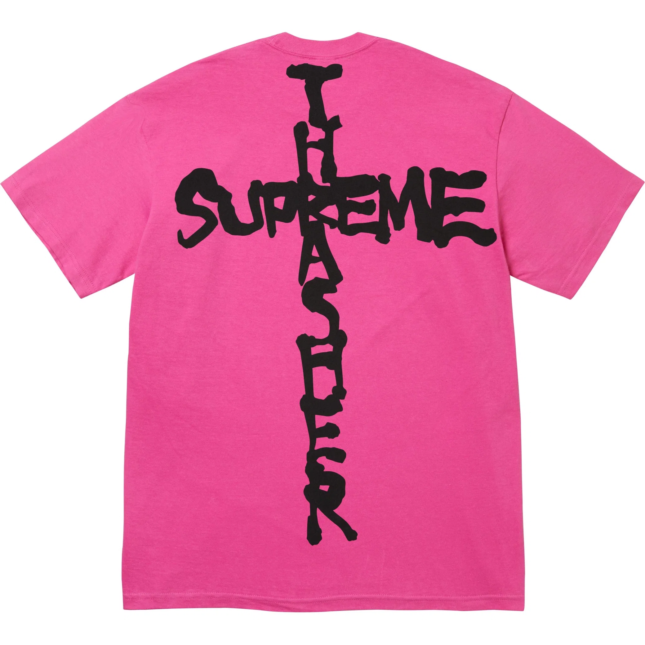  Supreme FW24 Thrasher Cross Tee "Fuchsia" | Farsel