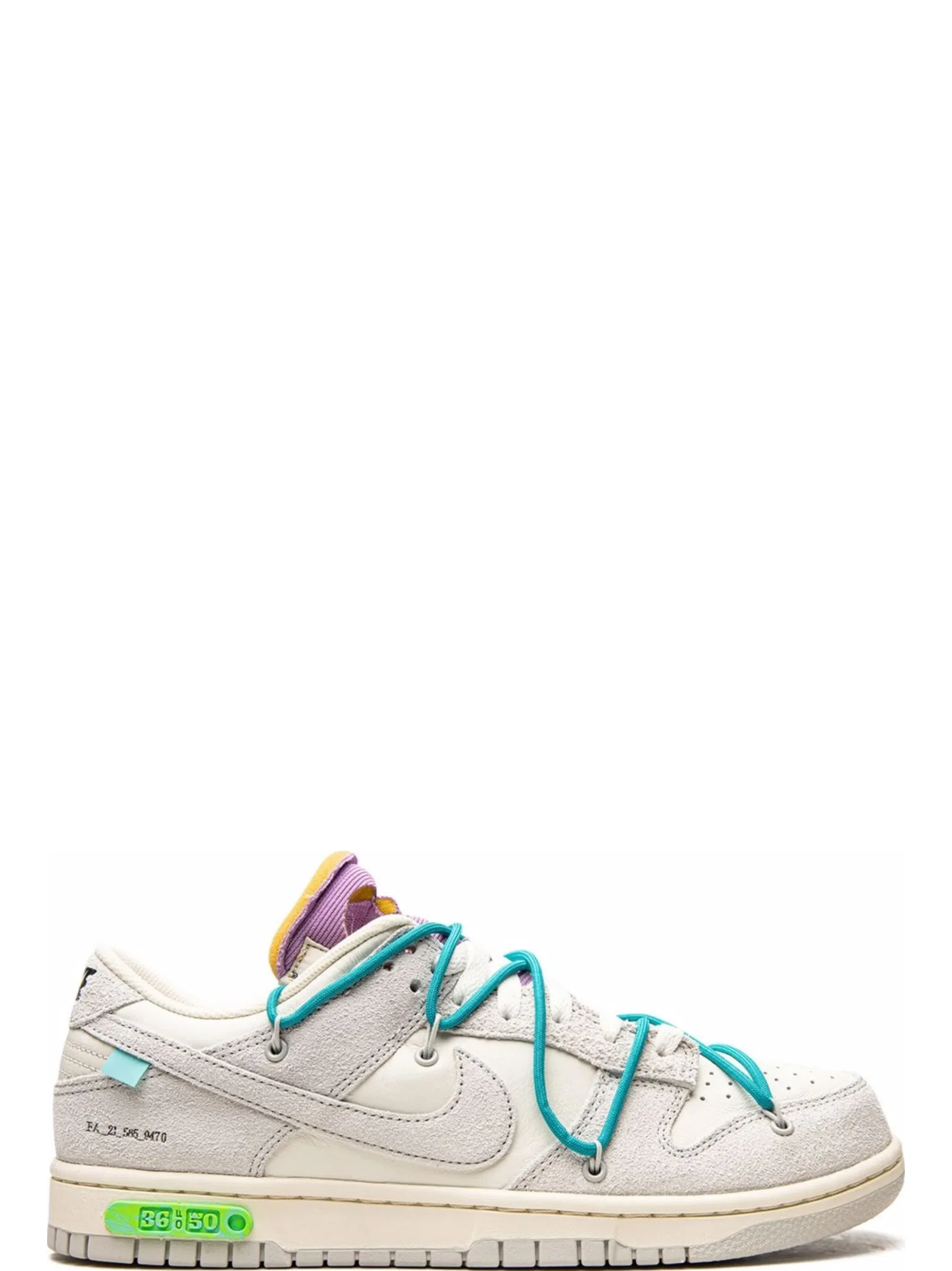 Кроссовки Nike Dunk Low "Off-White - Lot 36" | Farsel