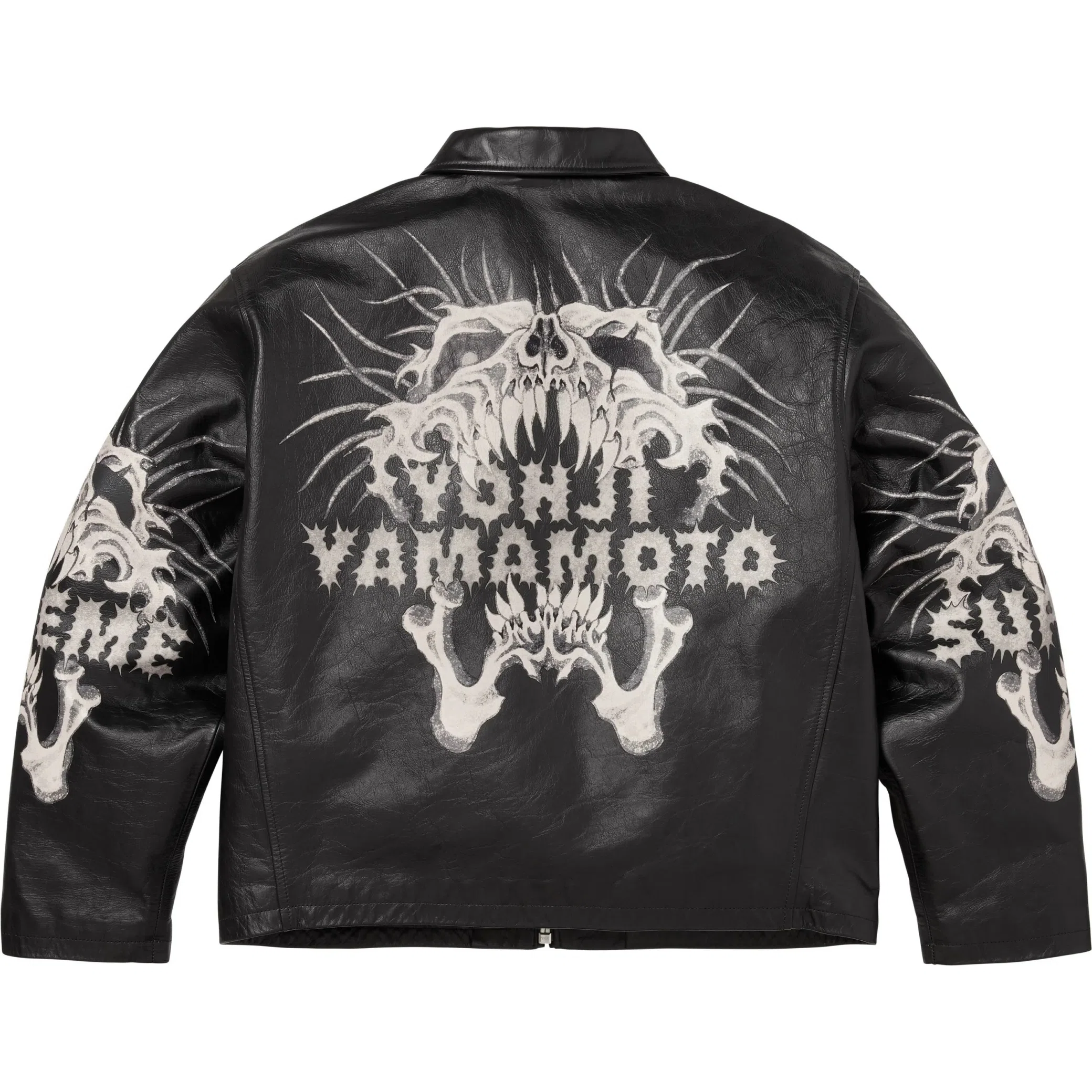 Supreme FW25 Y’s by Yohji Yamamoto Leather Jacket "Black" | Farsel