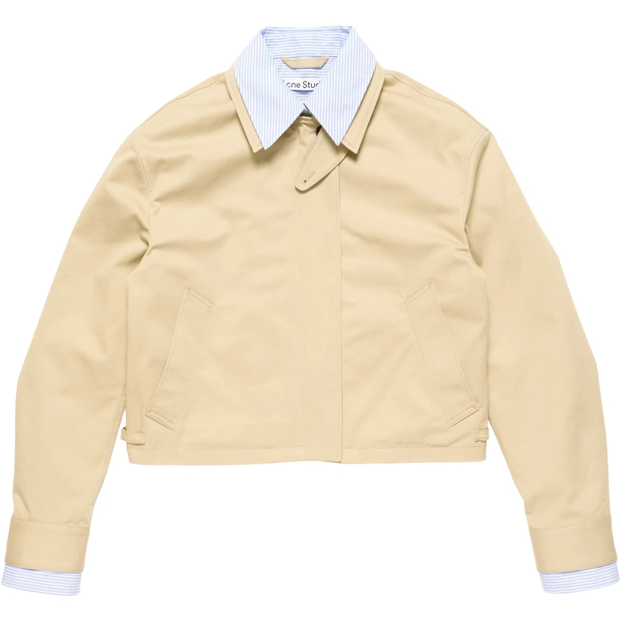 Куртки Acne Studios Layered Twill Jacket "Pale Beige" | Farsel