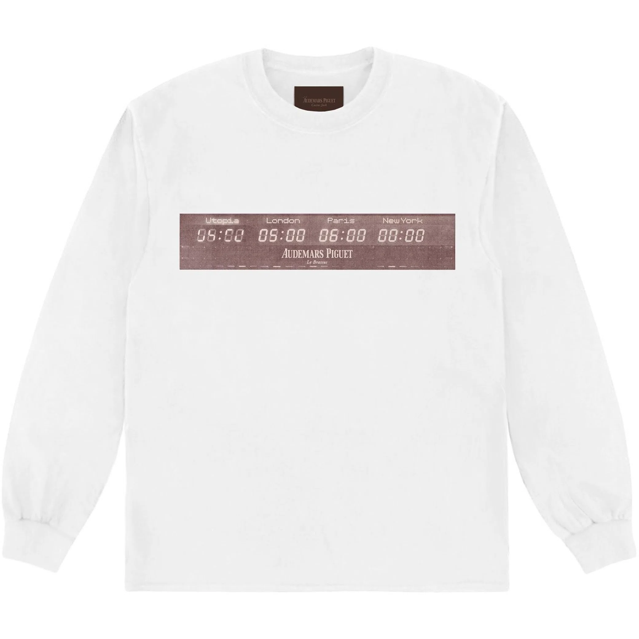 Лонгсливы Travis Scott FW23 Audemars Piguet Utopia Tee "White" | Farsel