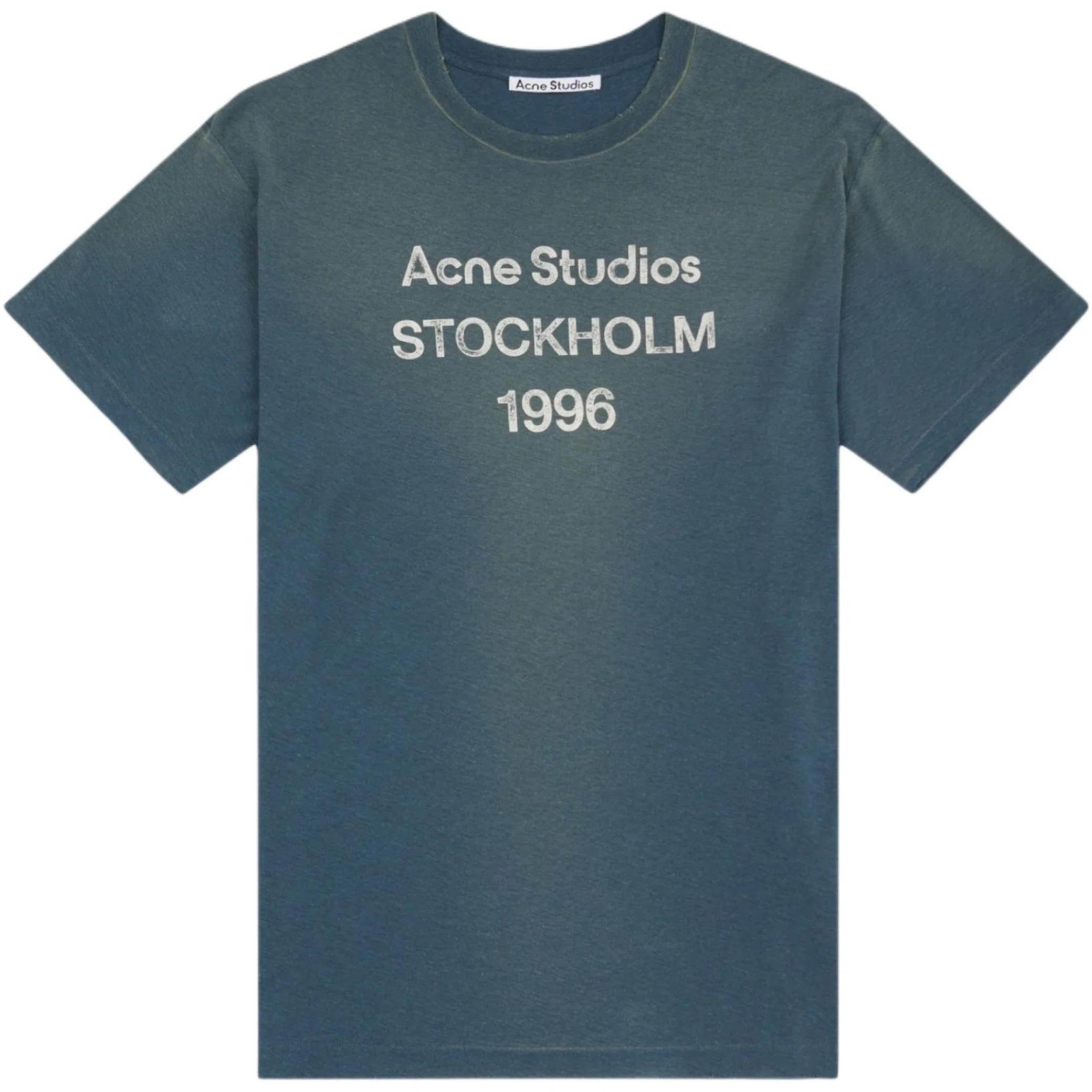 Футболки Acne Studios T-Shirt Logo 1996 "Deep Blue" | Farsel