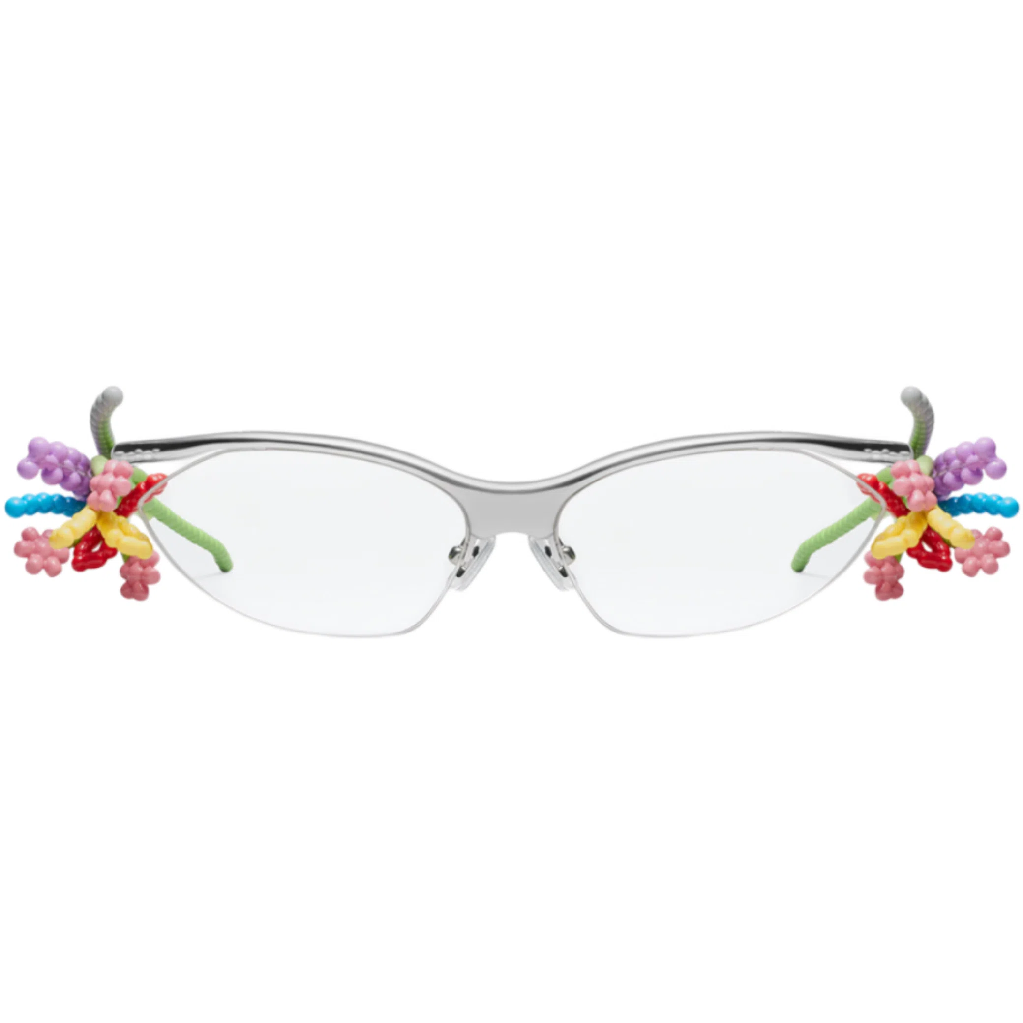 Очки Gentle Monster Bouquet 02 "Silver / Clear" | Farsel