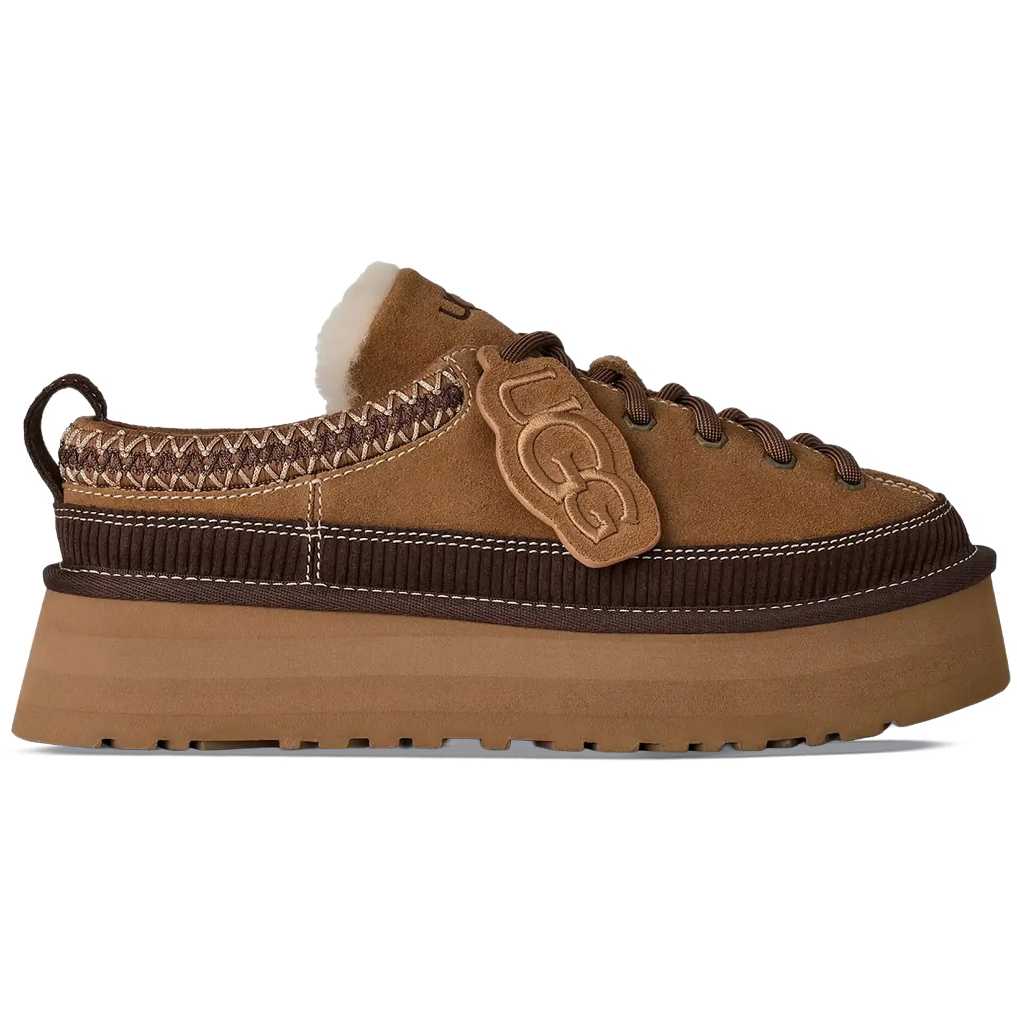 Угги UGG Heritage Lace-Up Slipper WMNS "Chestnut" | Farsel