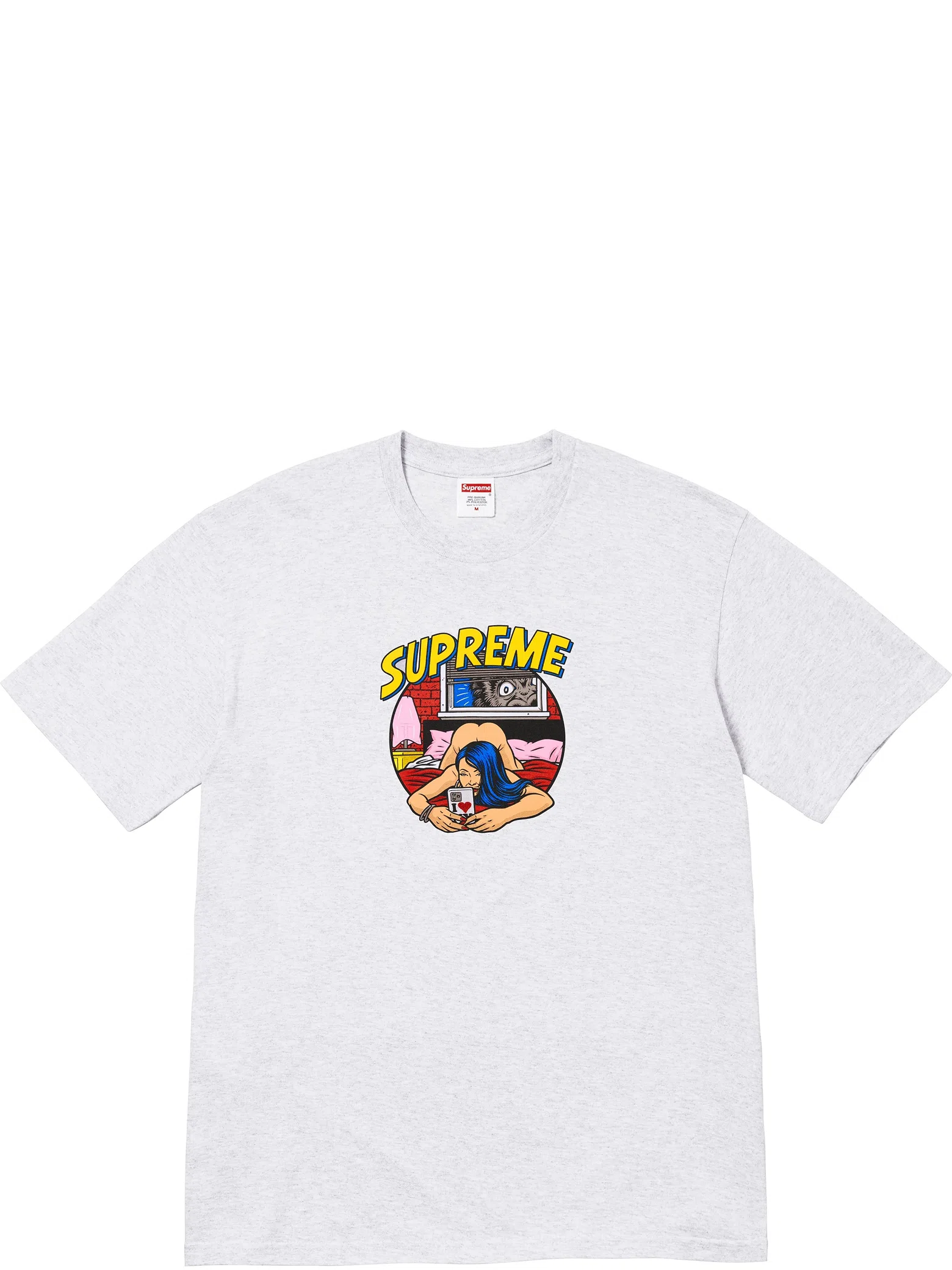 Футболки Supreme SS25 Bedroom Tee "Ash Grey" | Farsel