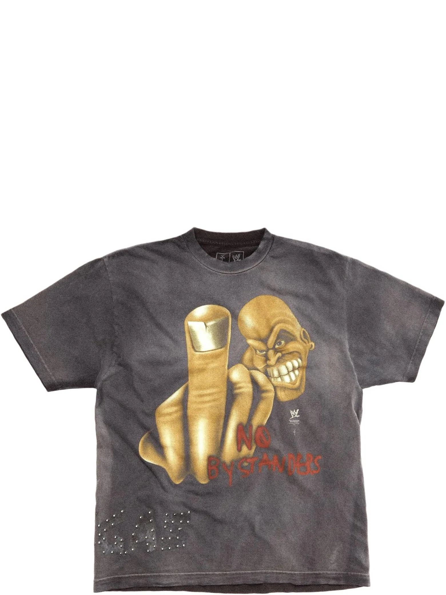 Футболки Travis Scott SS25 WWE No Bystanders T-Shirt Stone Cold Steve Austin "Black" | Farsel