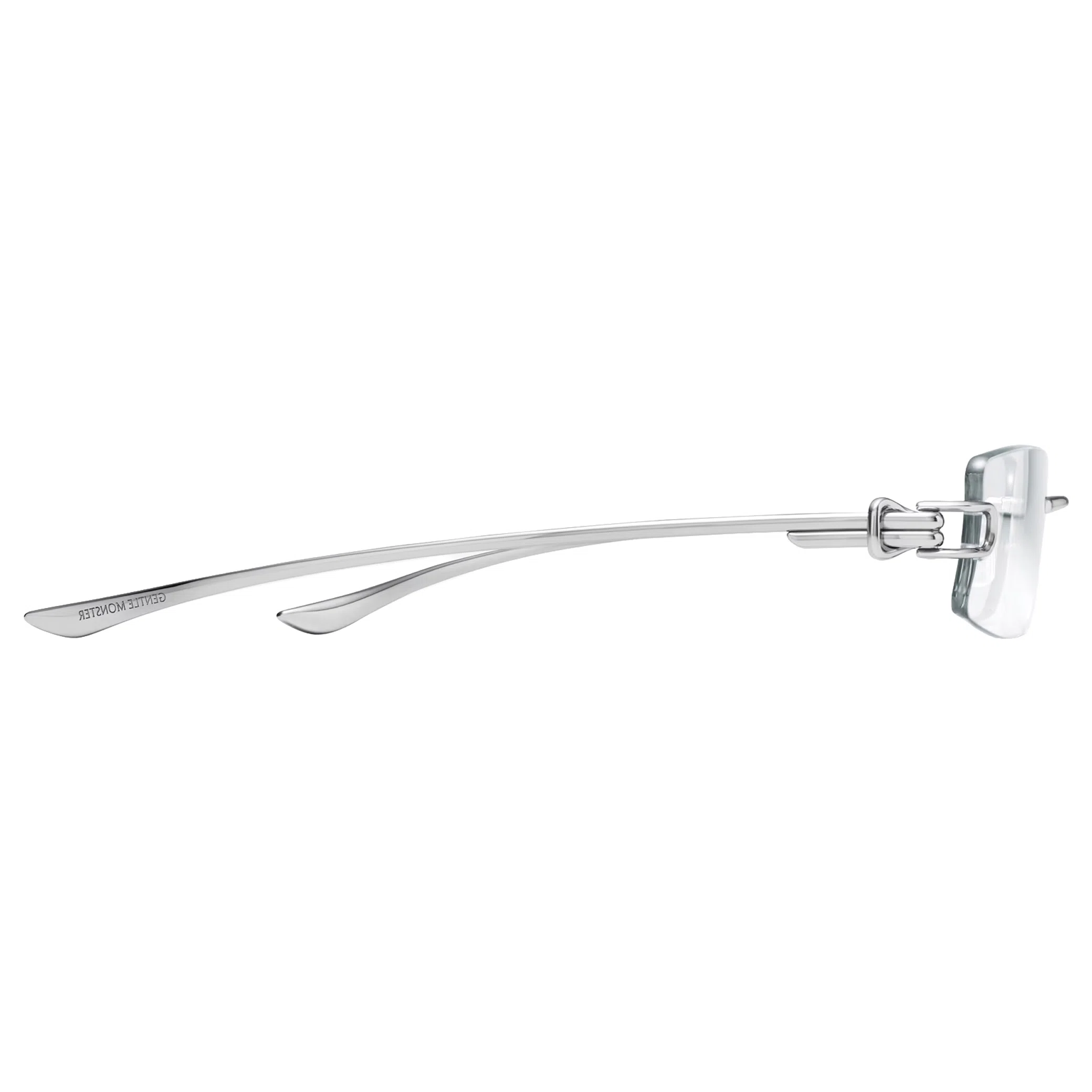 Очки Gentle Monster Gamot 02 "Silver / Clear" | Farsel