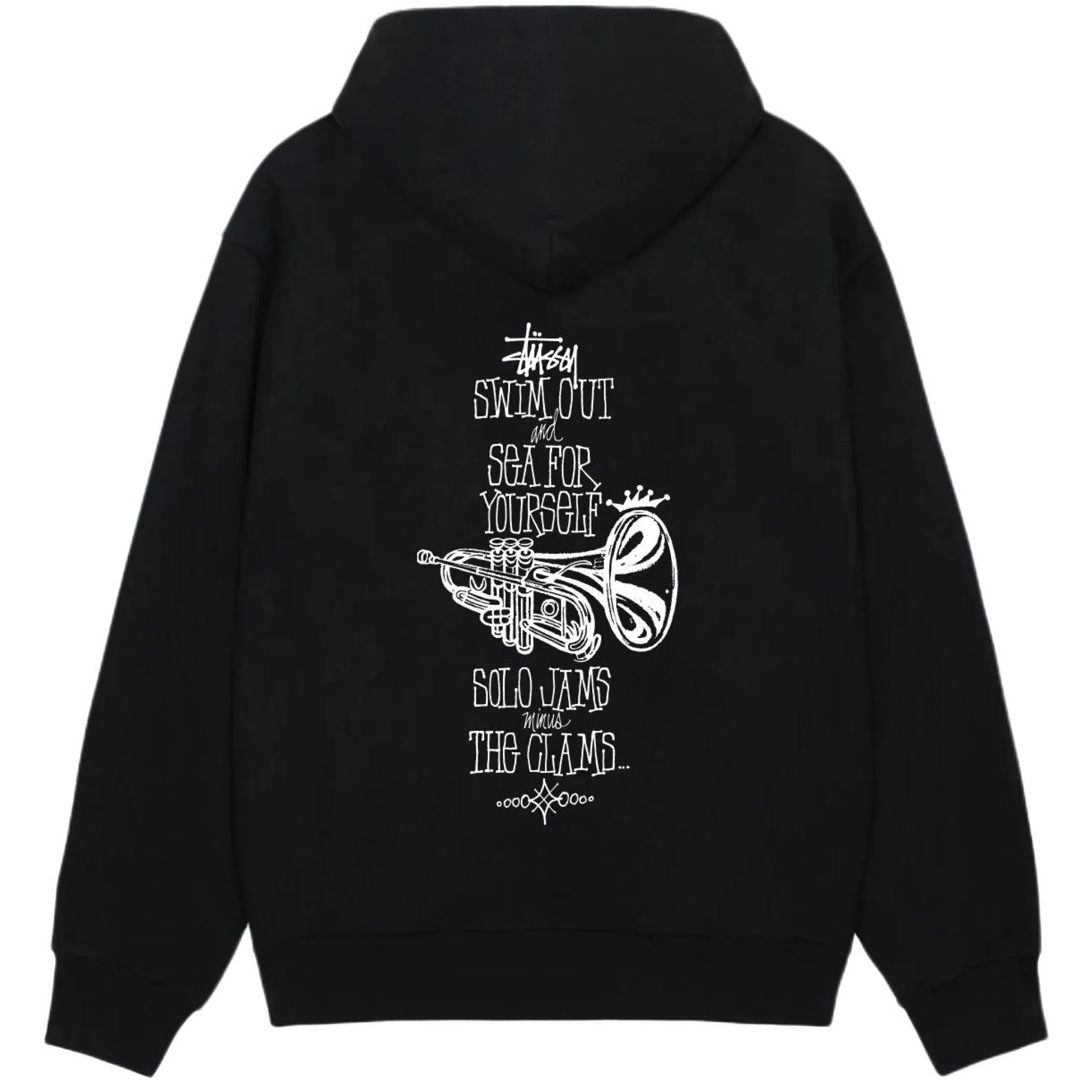 Худи Stussy Swim Out Zip Hoodie "Black" | Farsel