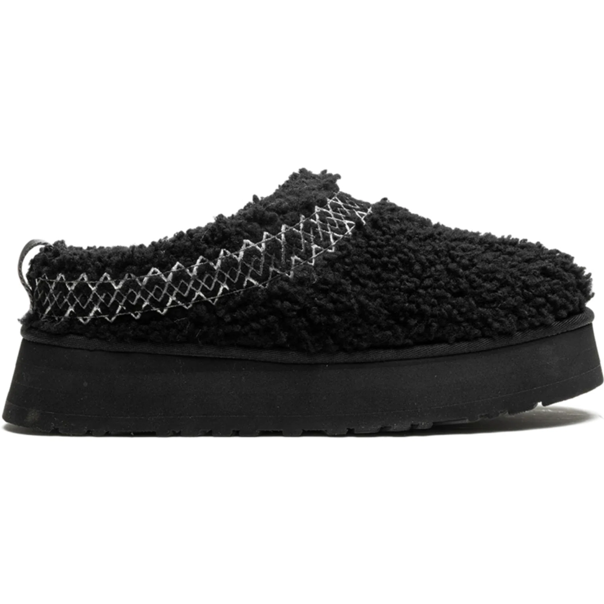 Угги UGG Tazz Slipper Heritage Braid WMNS "Black" | Farsel