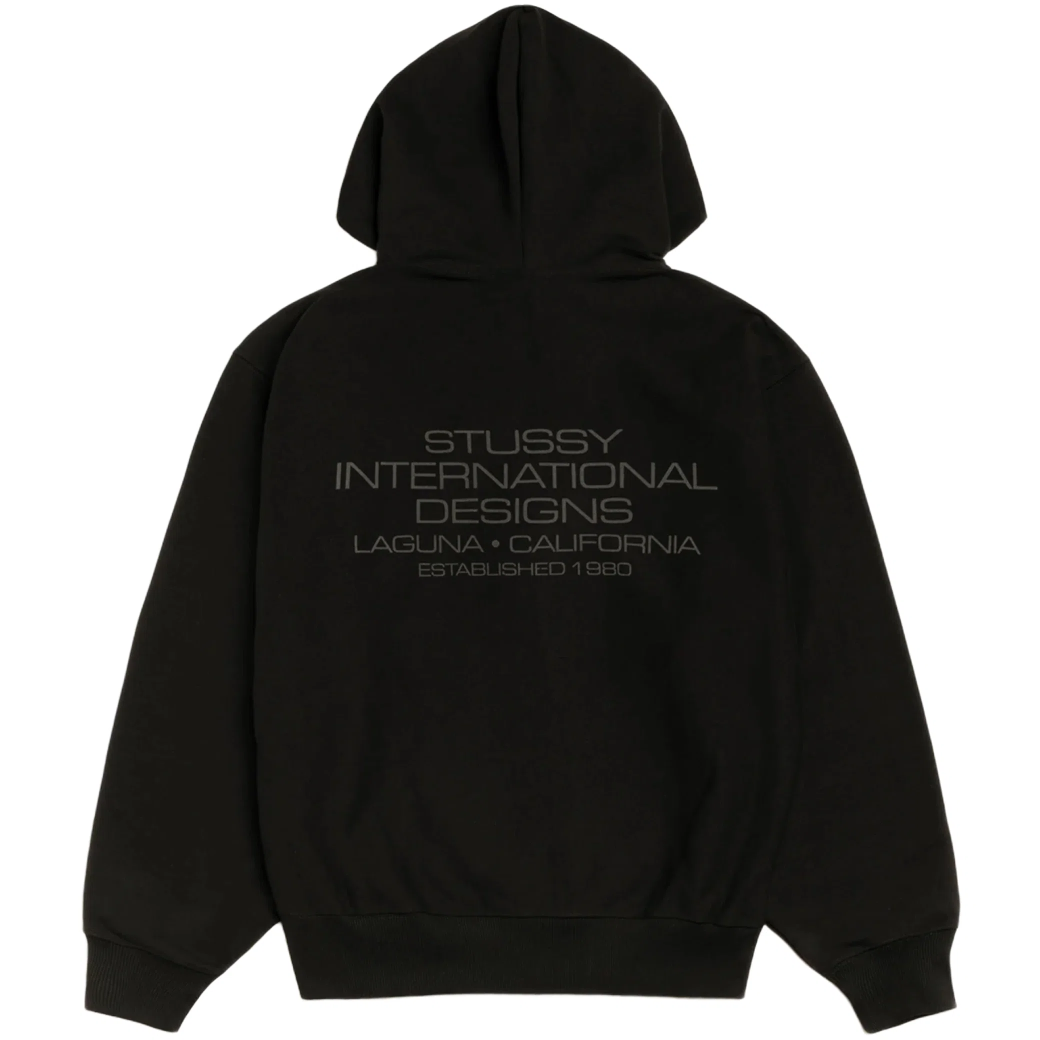 Худи Stussy International Designs Zip Hoodie "Black" | Farsel