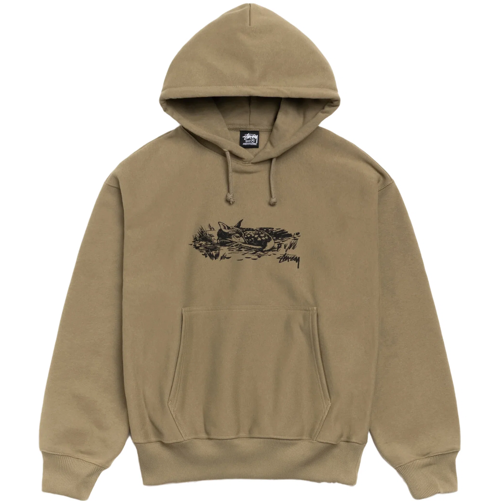 Худи Stussy Fawn Hoodie "Army" | Farsel