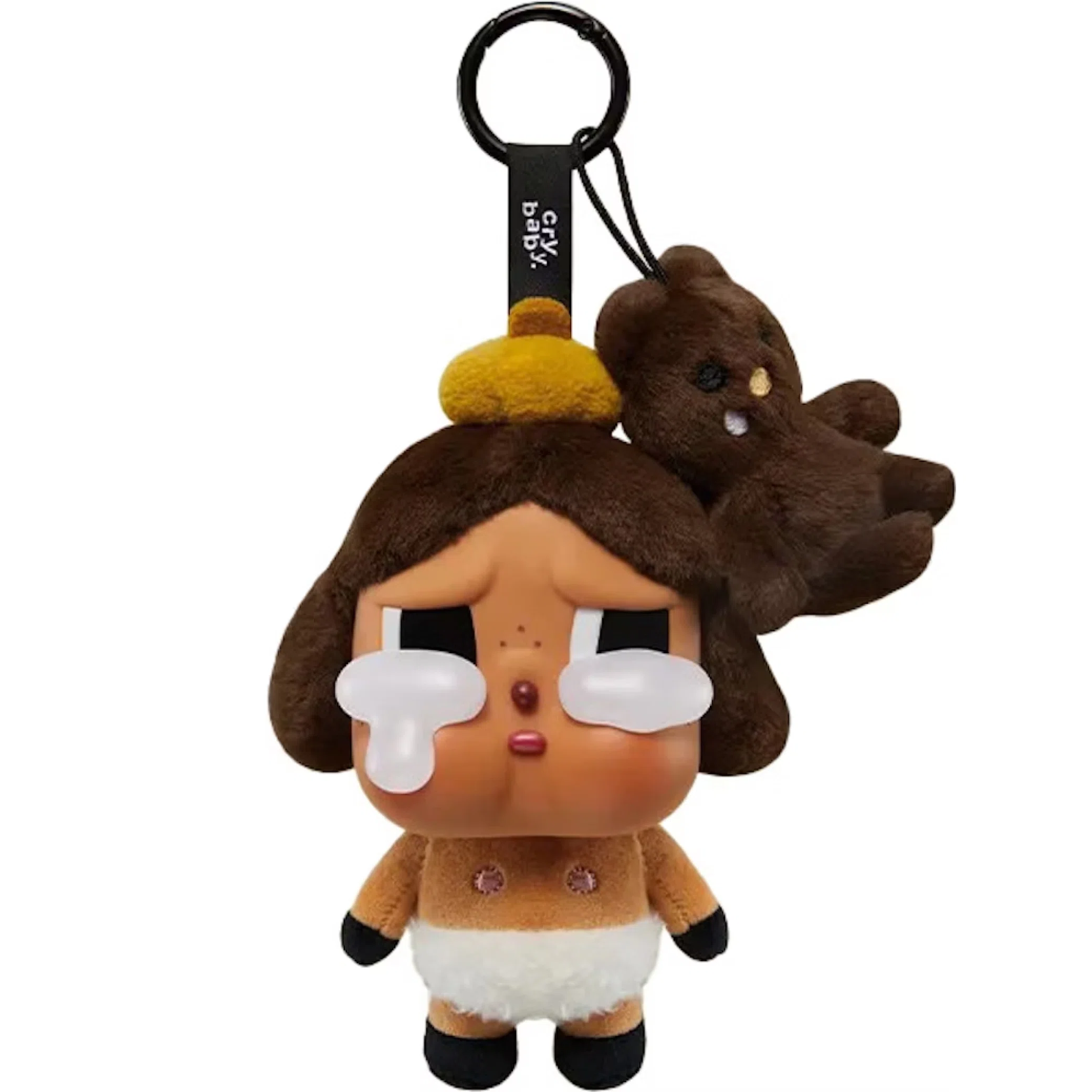 Pop Mart CryBaby Crying Again Series Vinyl Face Plush Secret "Baby Brown" | Farsel
