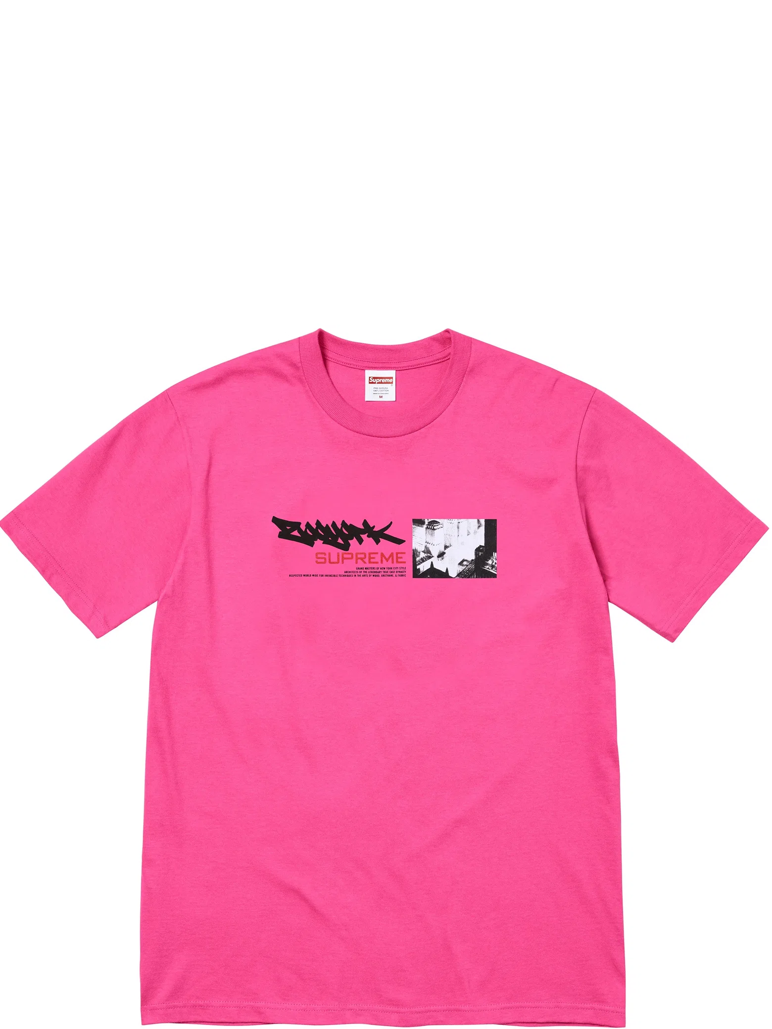 Футболки Supreme SS25 Zoo York Dynasty Tee "Fuchsia" | Farsel