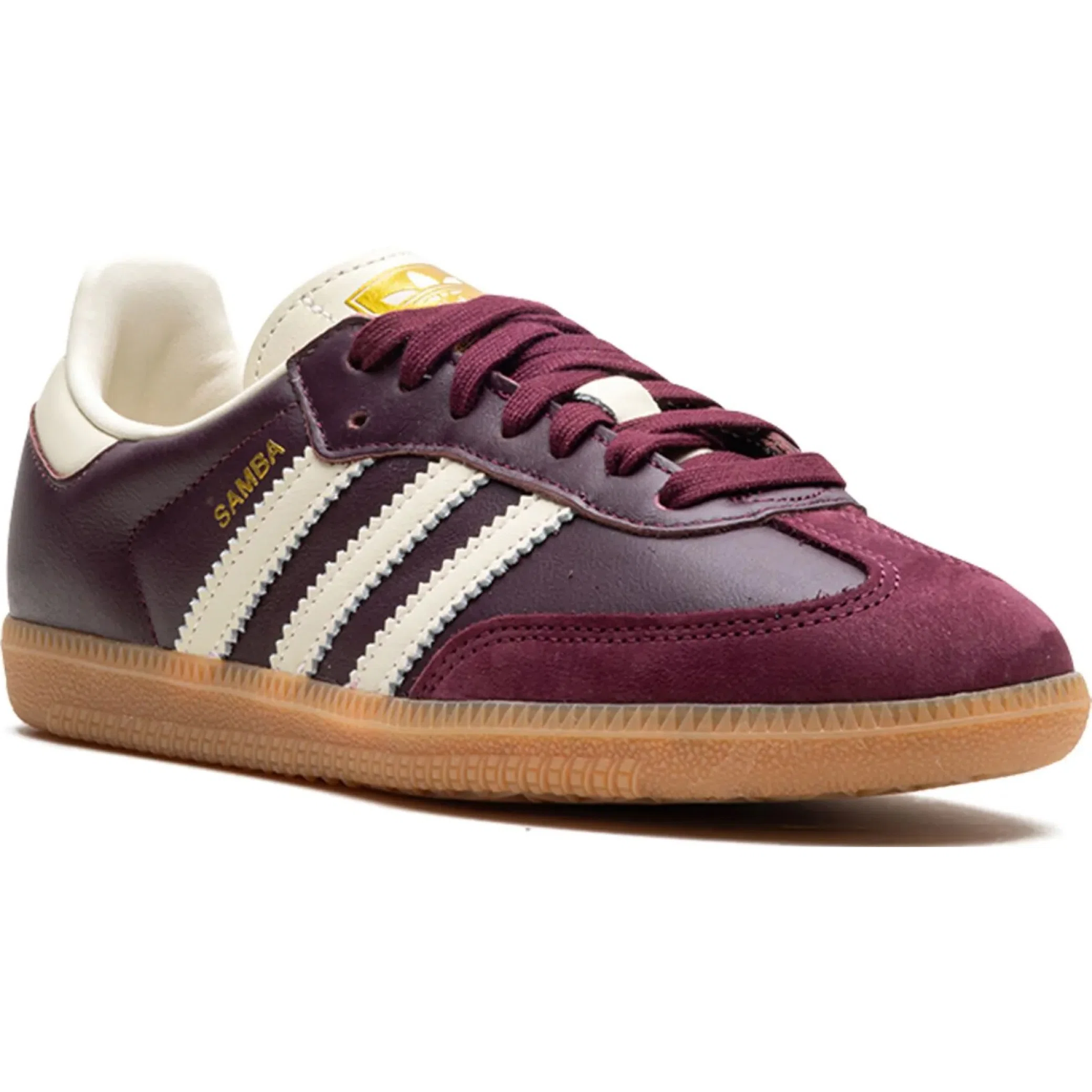Кроссовки Adidas Samba OG WMNS "Maroon Gold Metallic" | Farsel