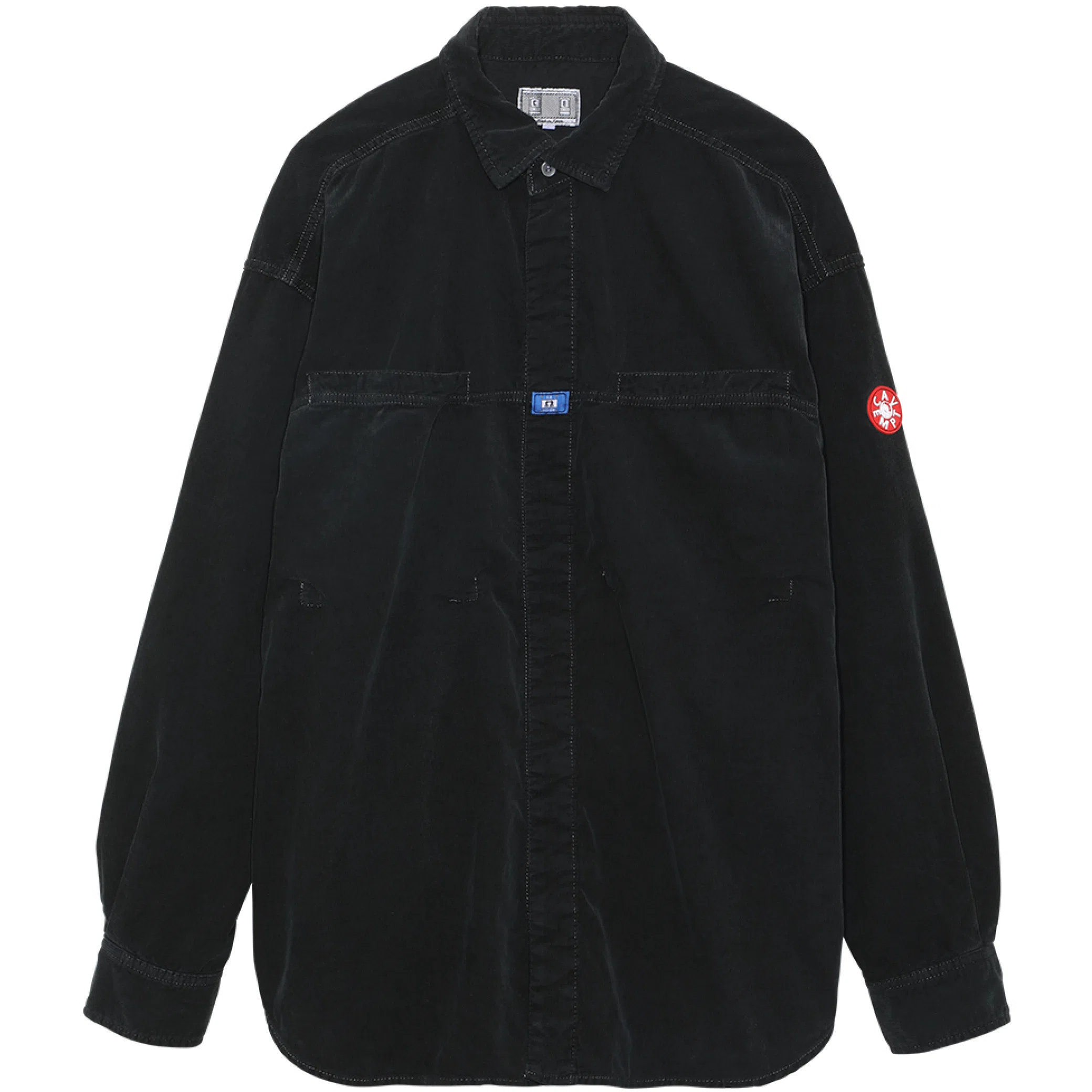 Рубашки Cav Empt OVERDYE CORD DESIGN BIG SHIRT "Grey" | Farsel