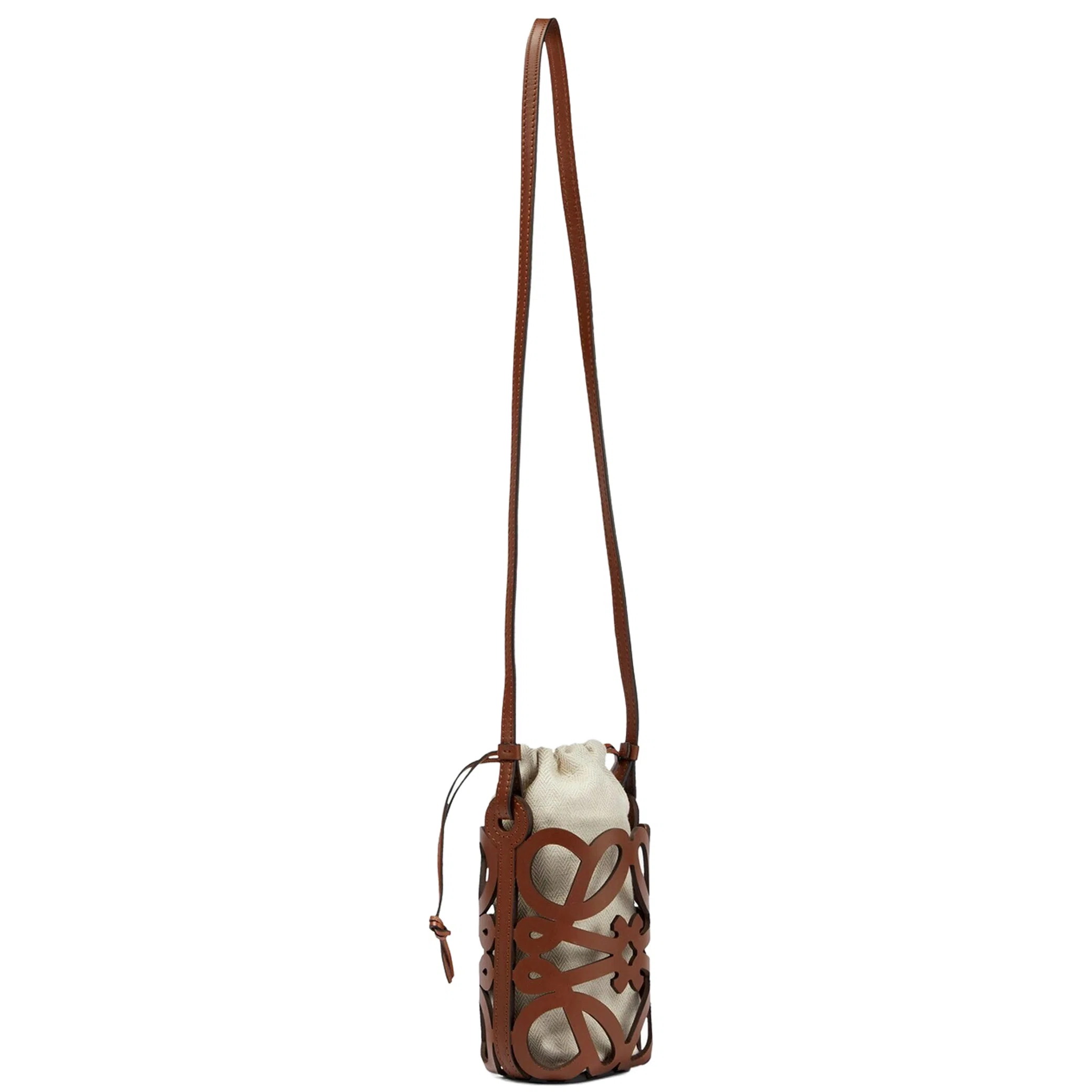 Сумки LOEWE Paula’s Ibiza Anagram Mini Cutout "Tan / Ecru" | Farsel