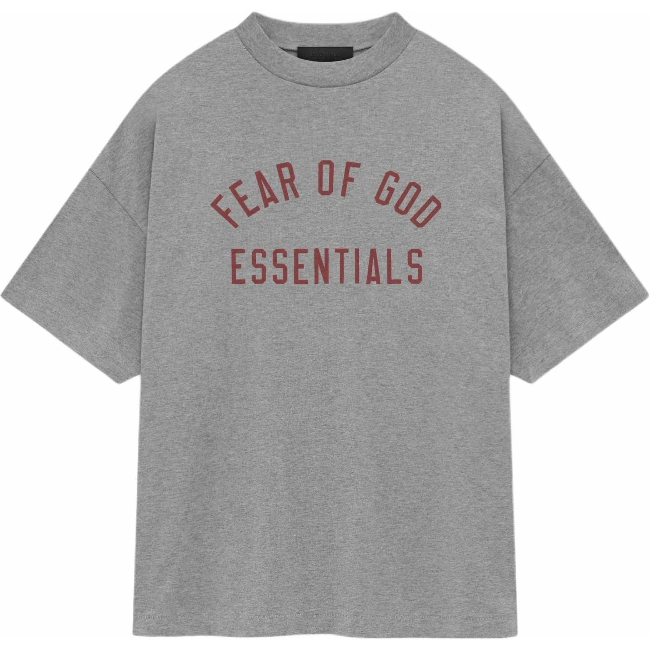  Fear of God FW24 Essentials Jersey Crewneck Tee "Dark Heather" | Farsel
