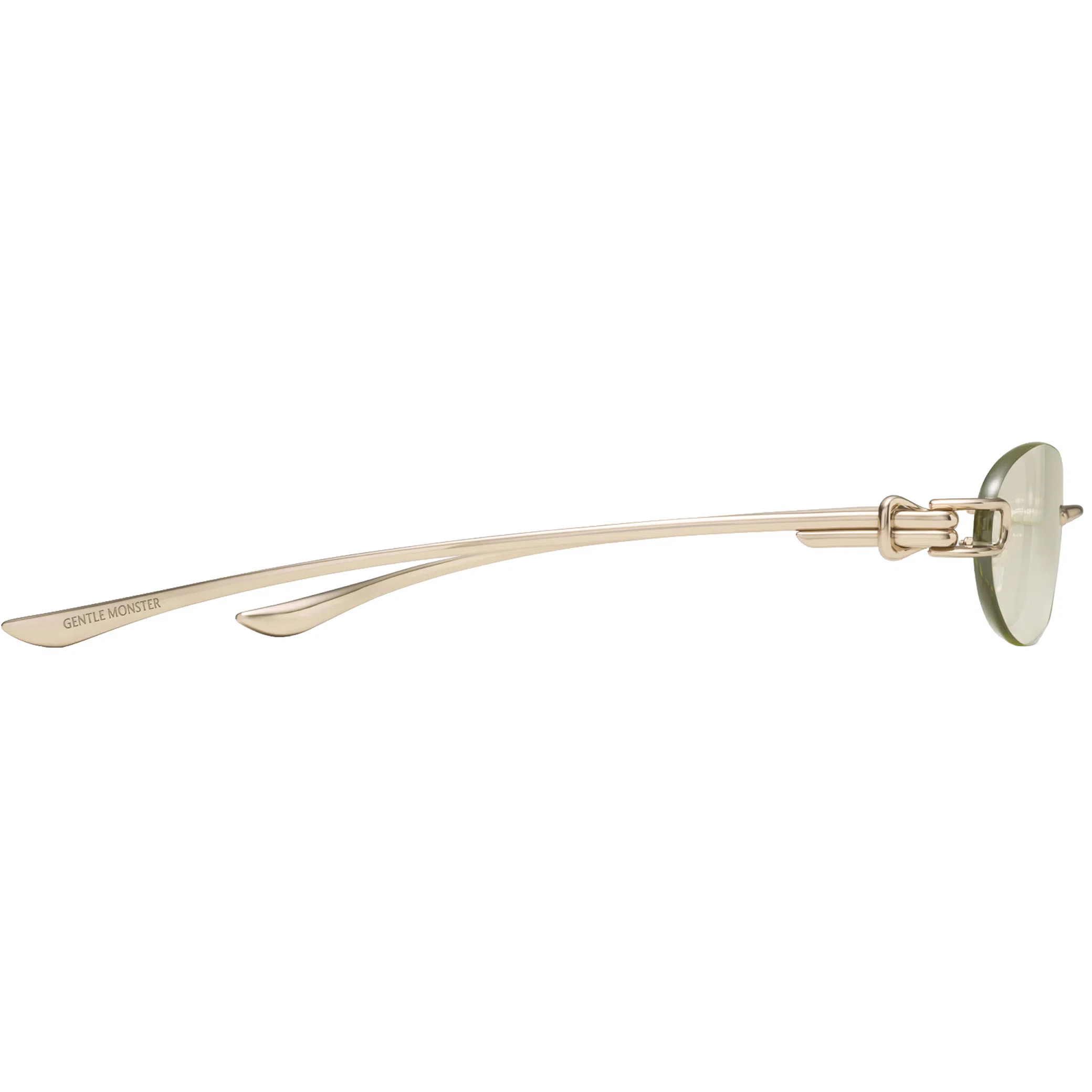 Очки Gentle Monster Musubi 031 Sunglasses "Gold / Green" | Farsel