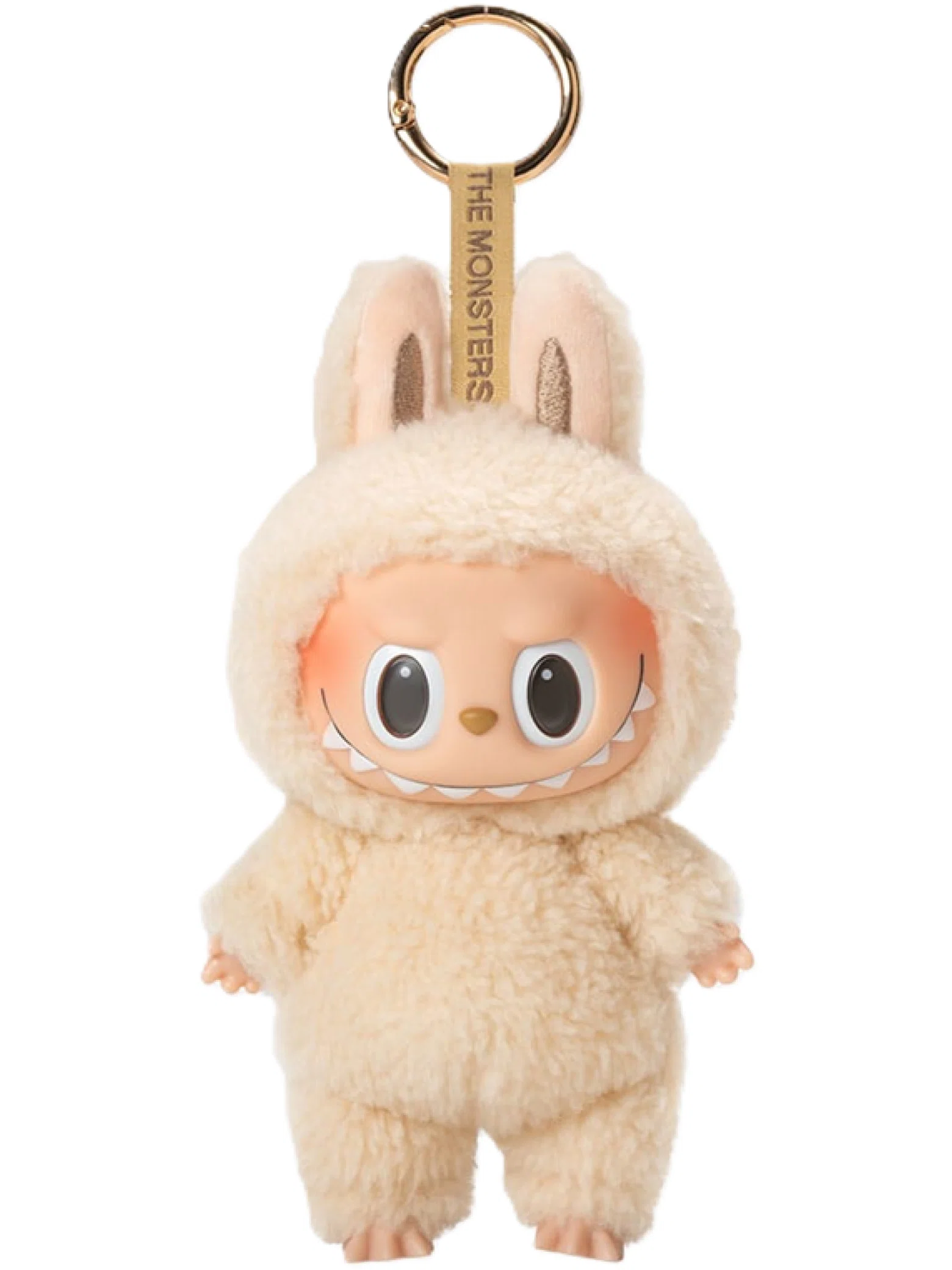 Брелоки Pop Mart Labubu The Monsters Tasty Macarons Vinyl Plush Pendant "Soymilk" | Farsel