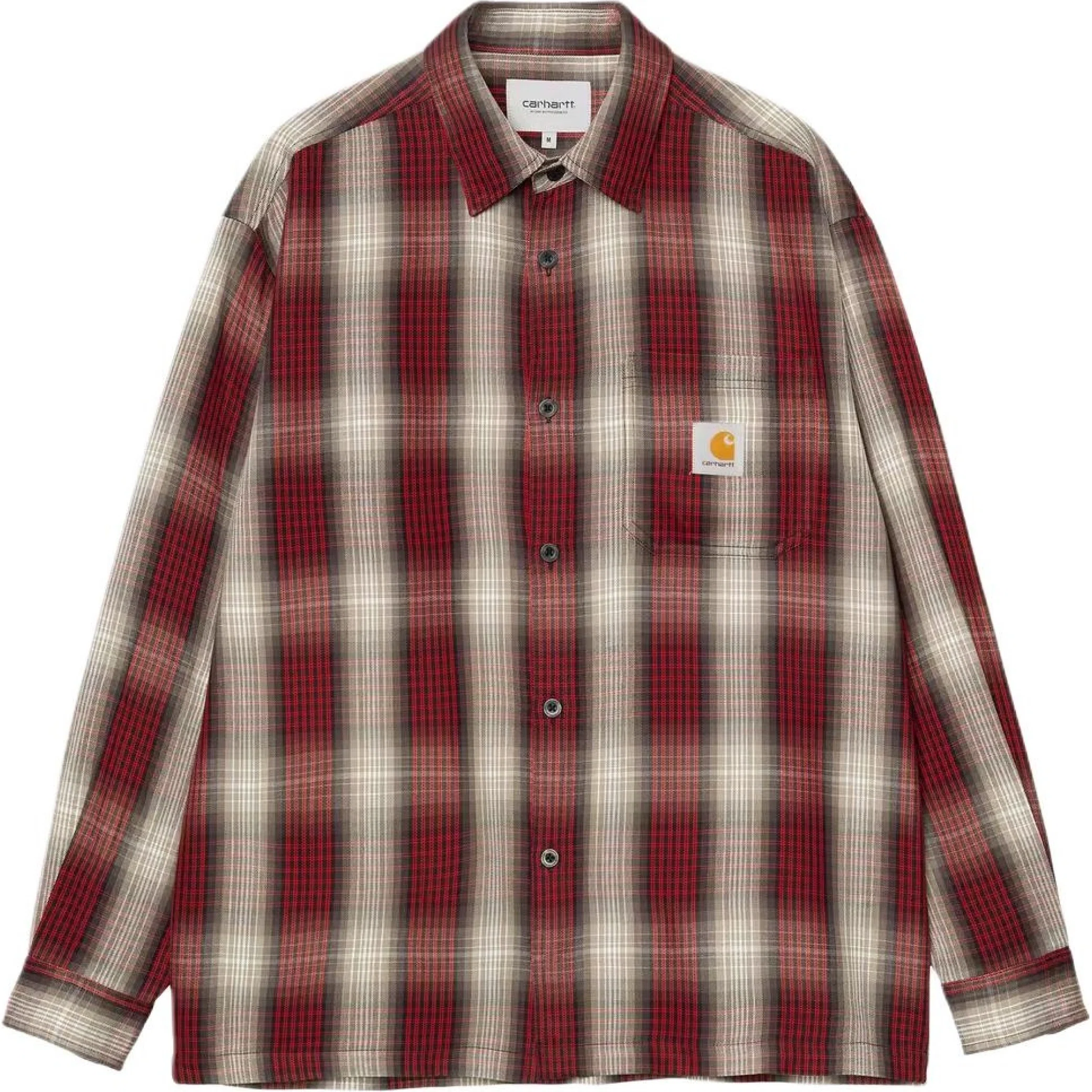Рубашки Carhartt WIP Harlin Plain Weave Shirt "Red" | Farsel