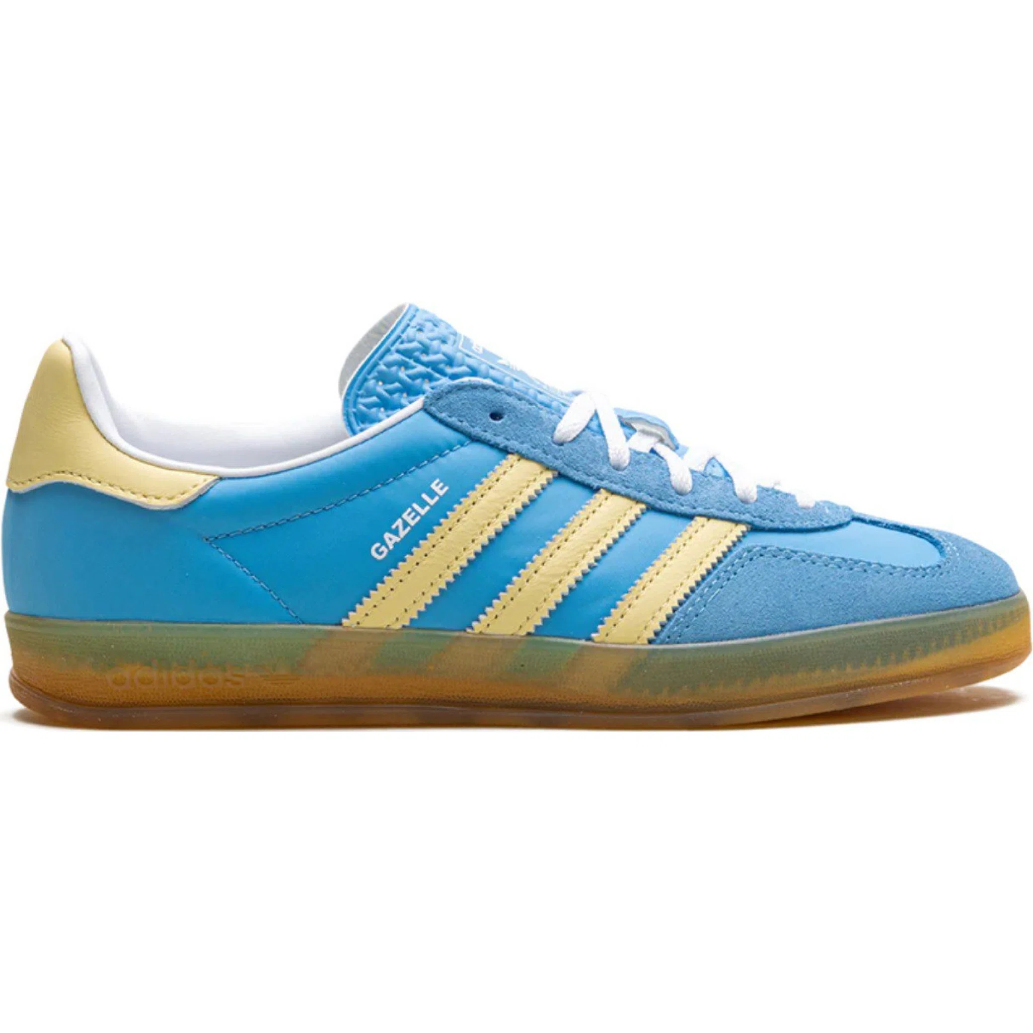 Кроссовки Adidas Gazelle Indoor WMNS "Semi Blue Burst Almost Yellow" | Farsel