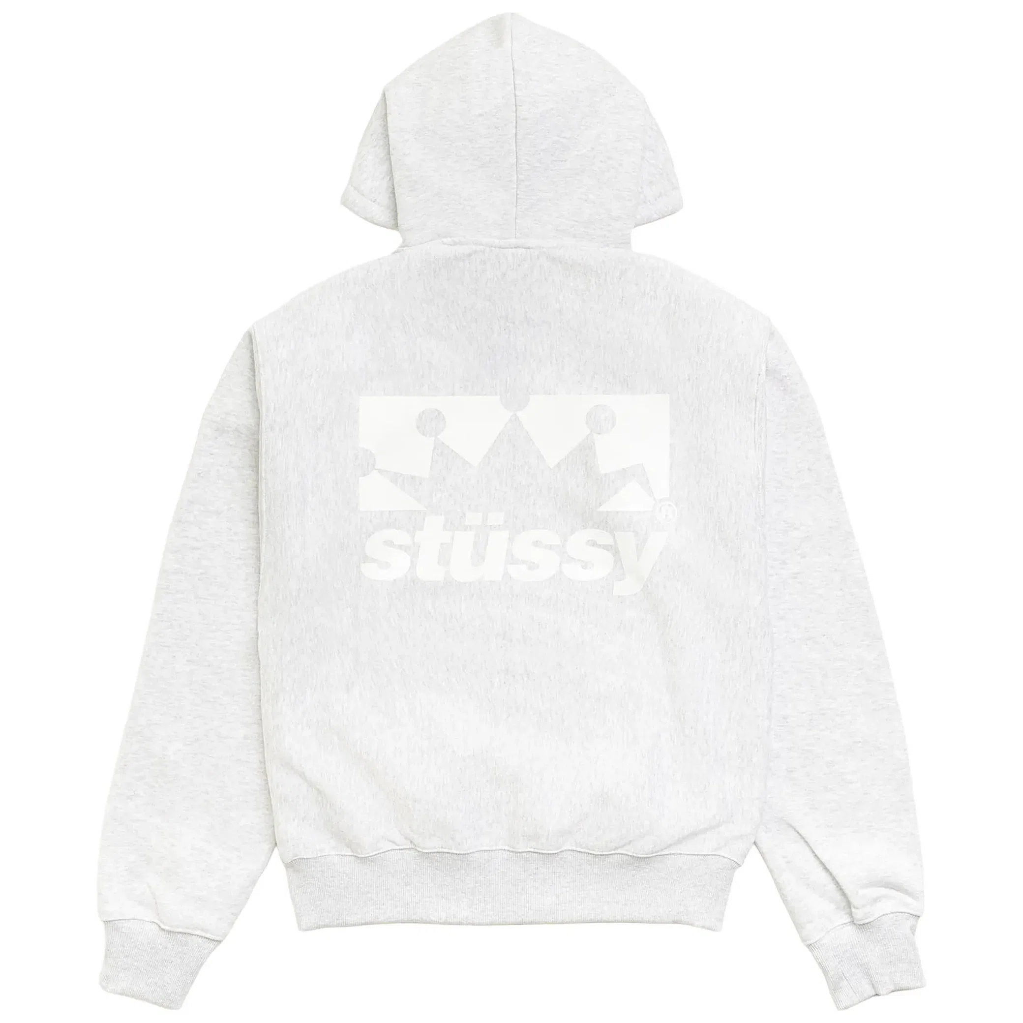 Худи Stussy Box Crown Zip Hoodie "Ash Heather" | Farsel