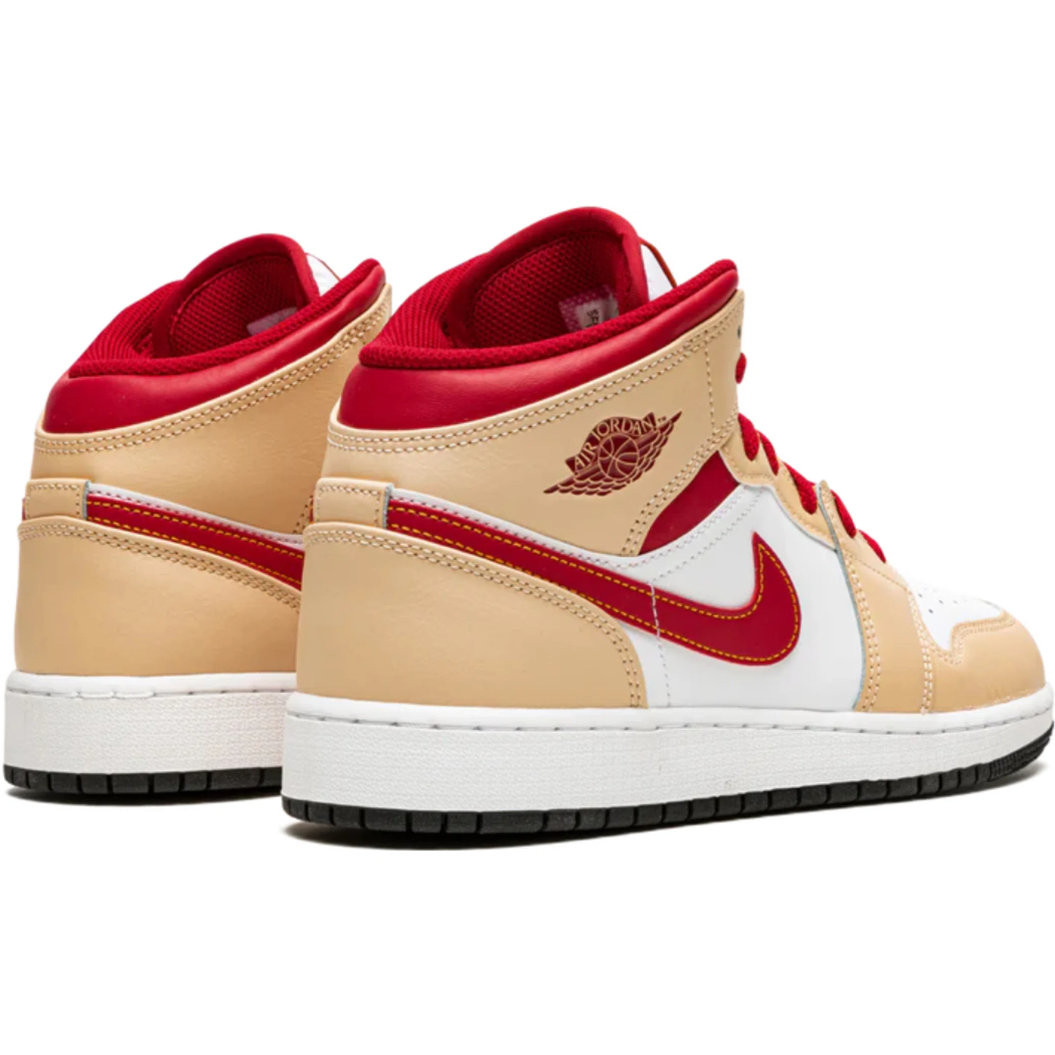  Nike Air Jordan 1 Mid GS "Light Curry Cardinal" | Farsel