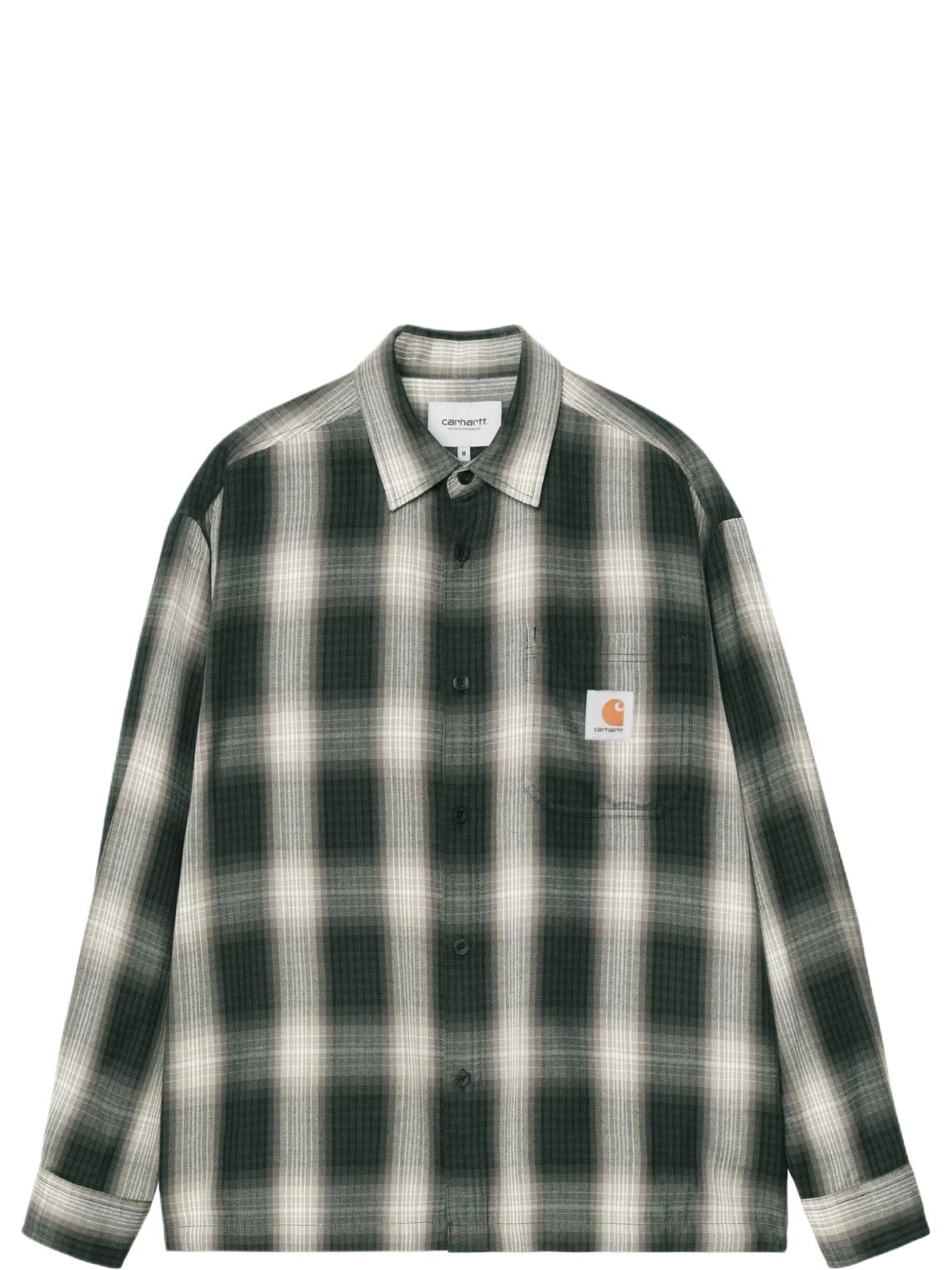 Рубашки Carhartt WIP Harlin Plain Weave Shirt "Green" | Farsel