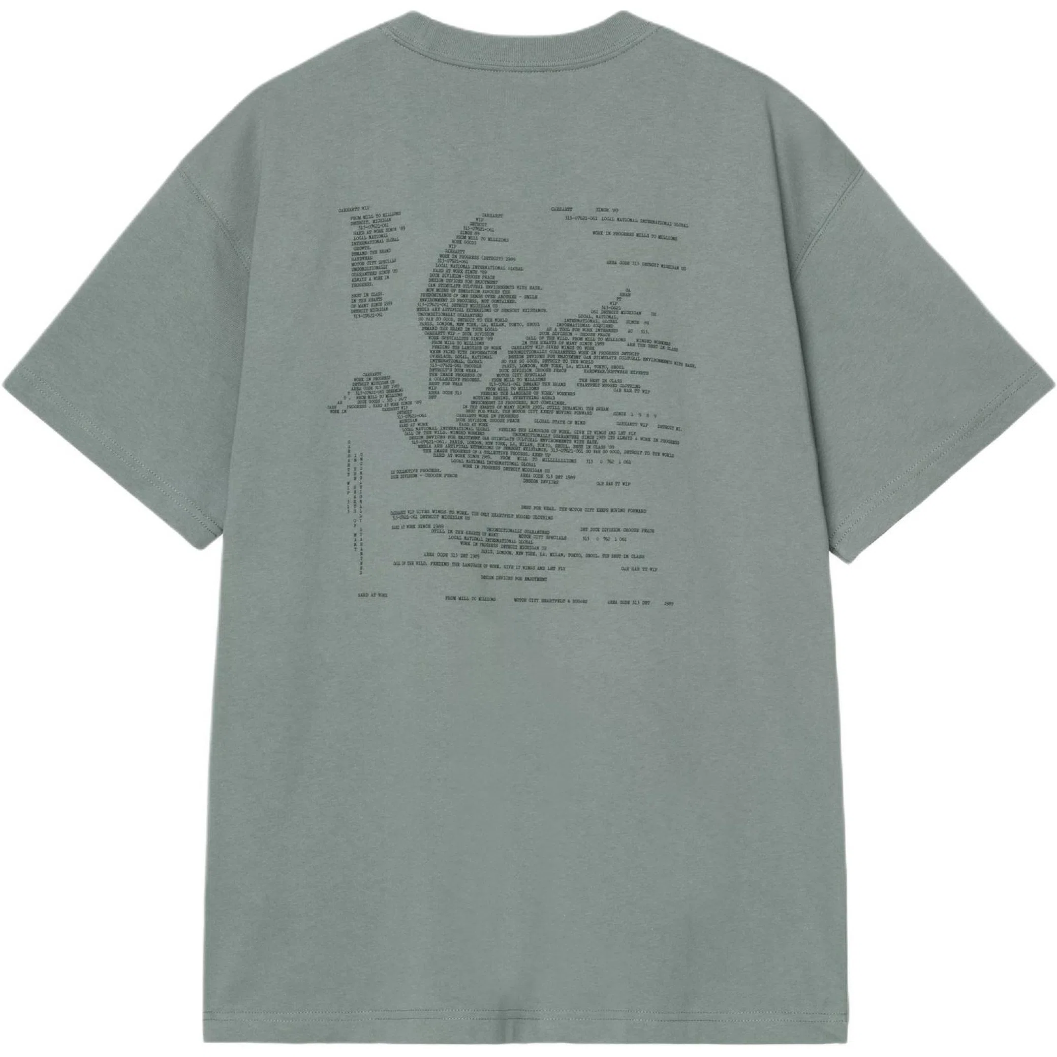 Футболки Carhartt WIP S/S Punched T-Shirt "Green" | Farsel