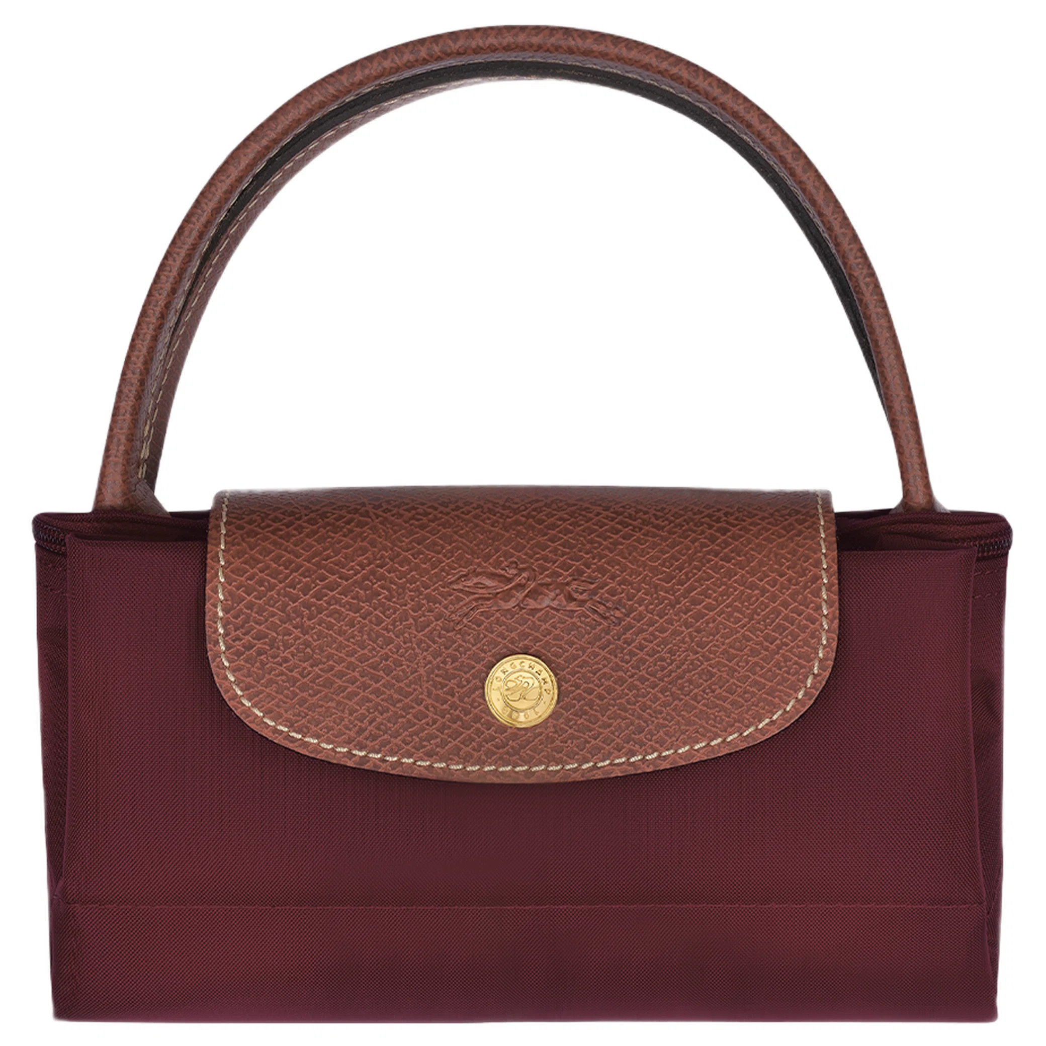 Сумки Longchamp Le Pliage Original Recycled Canvas M Handbag "Burgundy" | Farsel