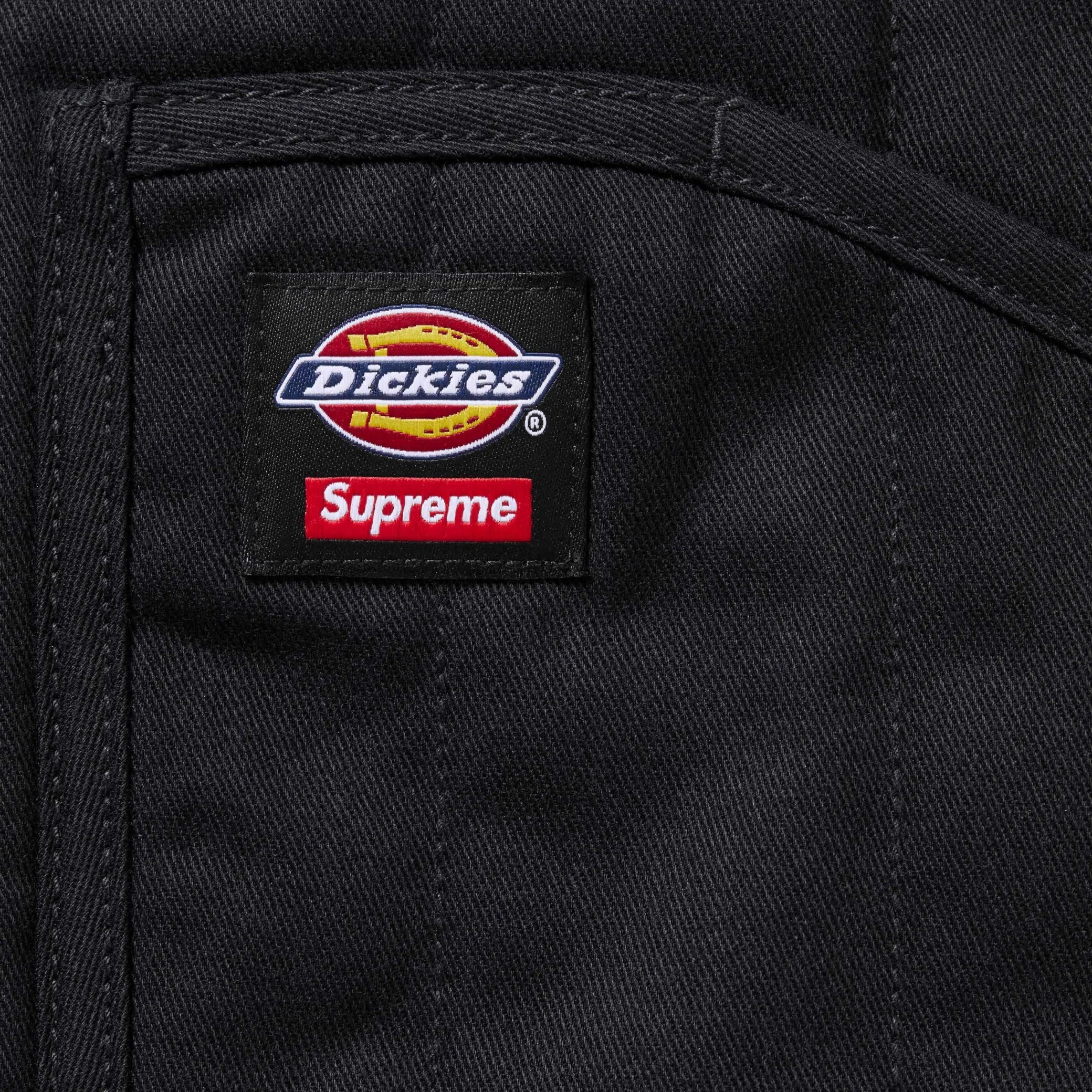Куртки Supreme FW25 Dickies Reversible Quilted Faux Fur Work Jacket "Black" | Farsel
