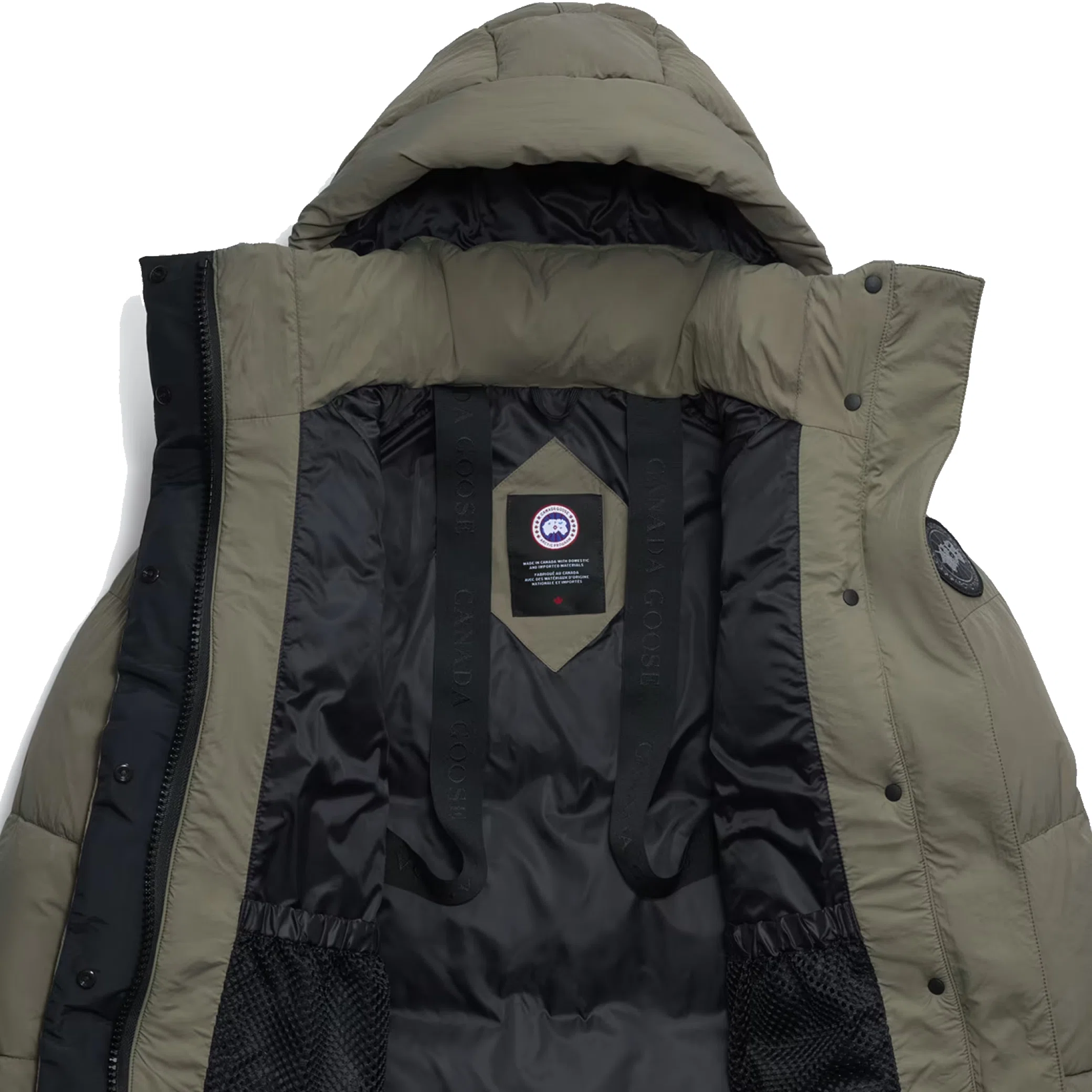 Пуховики Canada Goose Junction Parka Black Label WMNS "Smokey Sage" | Farsel