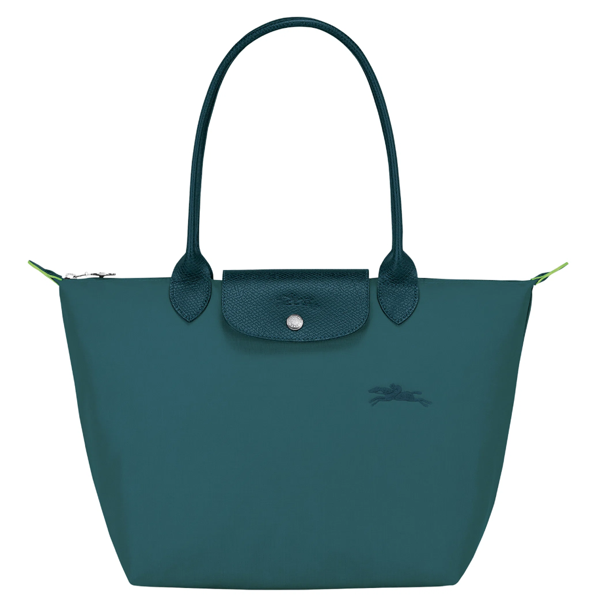 Сумки Longchamp Le Pliage Green Recycled Canvas M Shoulder Bag "Peacock" | Farsel