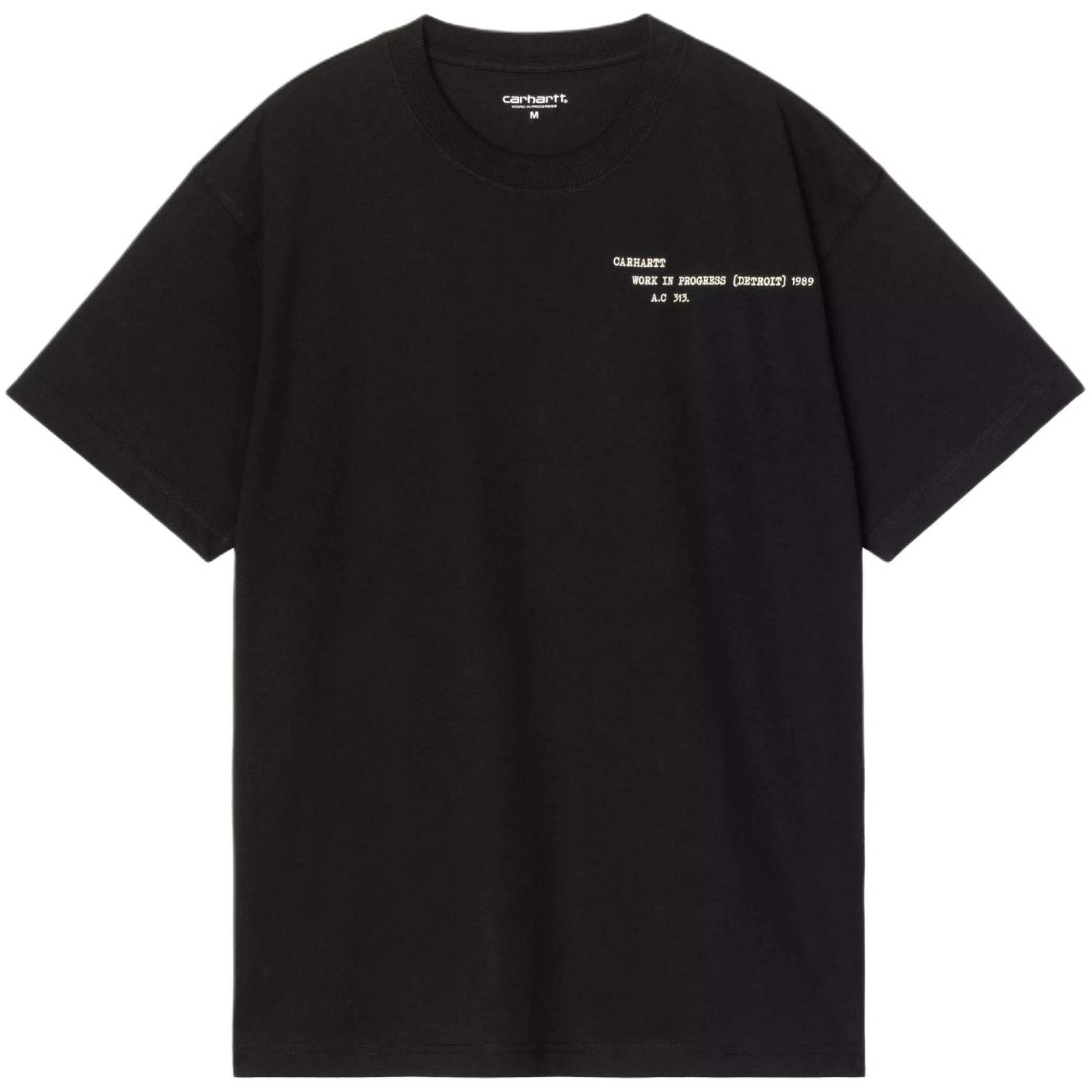 Футболки Carhartt WIP S/S Punched T-Shirt "Black" | Farsel
